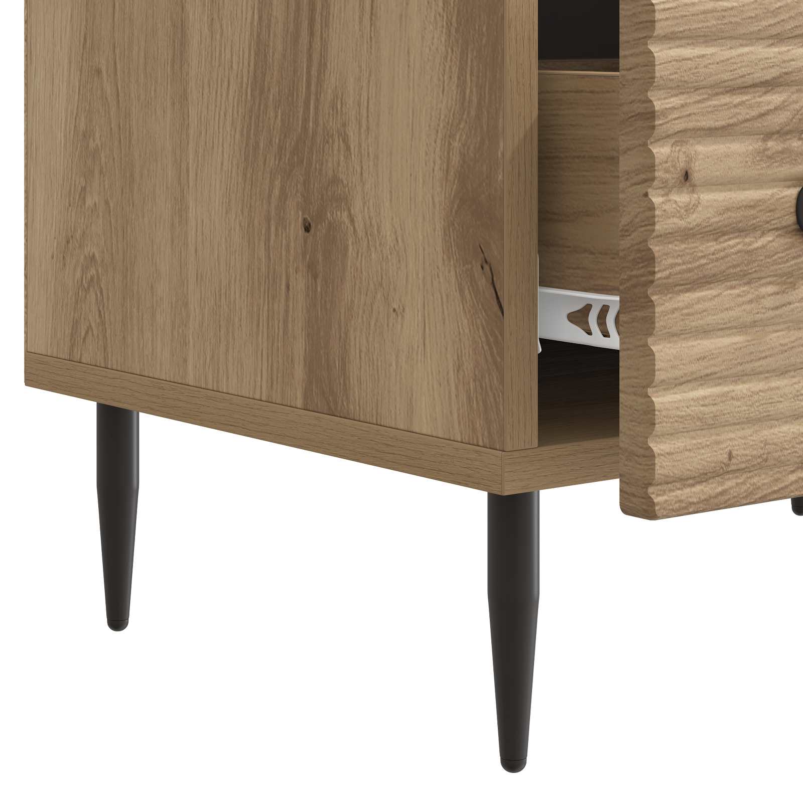 vidaXL Szafka pod telewizor z szufladą Dąb artisan 147 x 34,5 x 30 cm