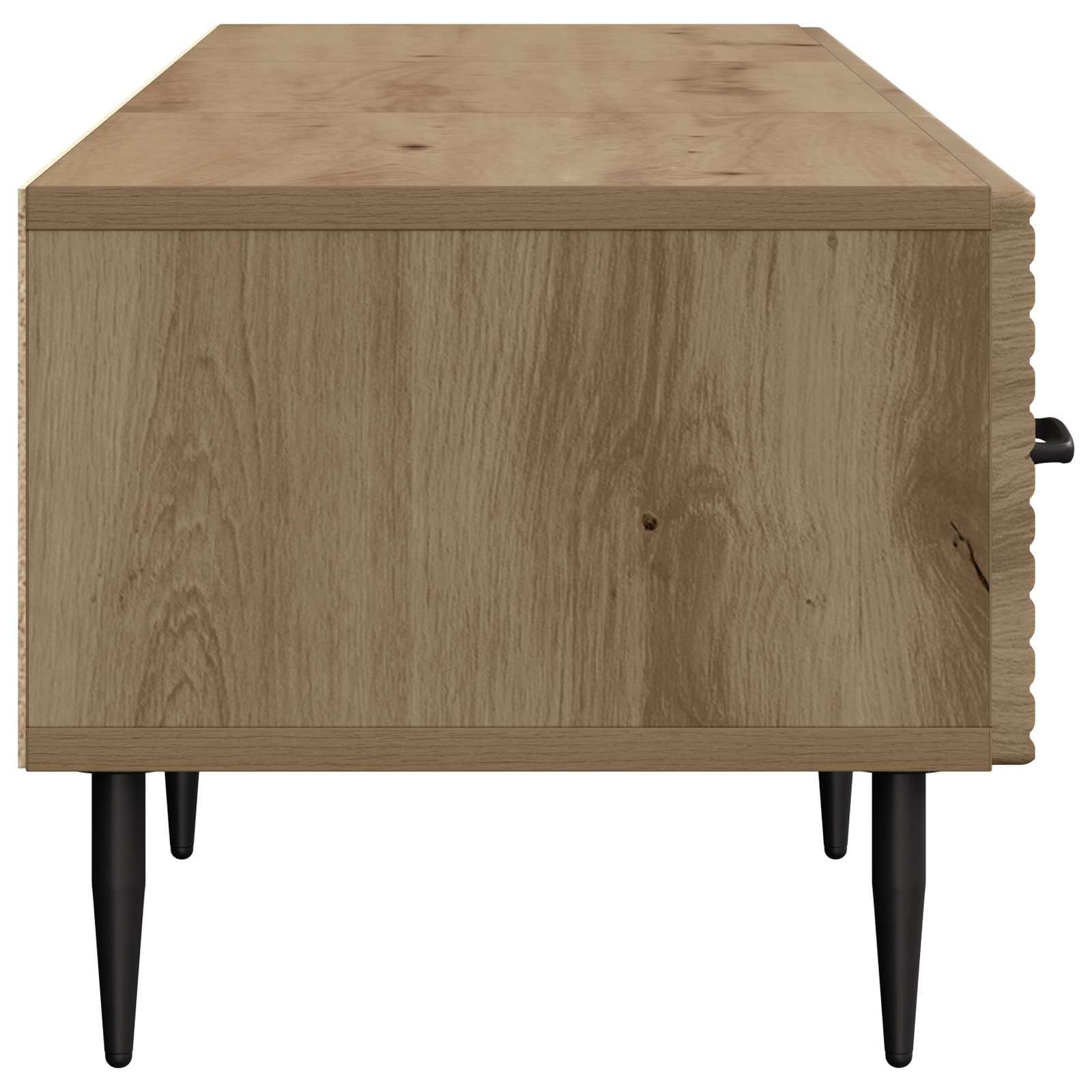 vidaXL Szafka pod telewizor z szufladą Dąb artisan 147 x 34,5 x 30 cm
