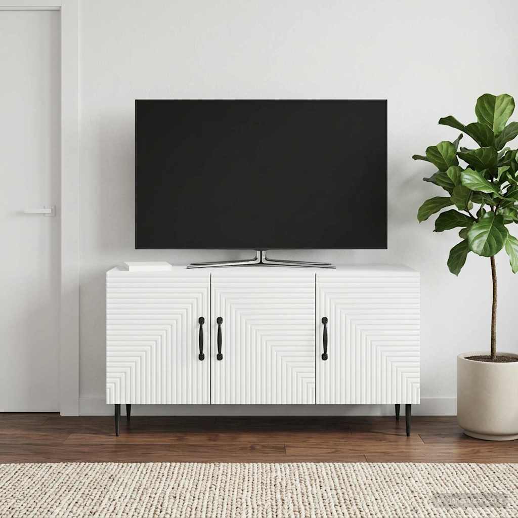 vidaXL Szafka pod telewizor Biały 99 x 34,5 x 50 cm