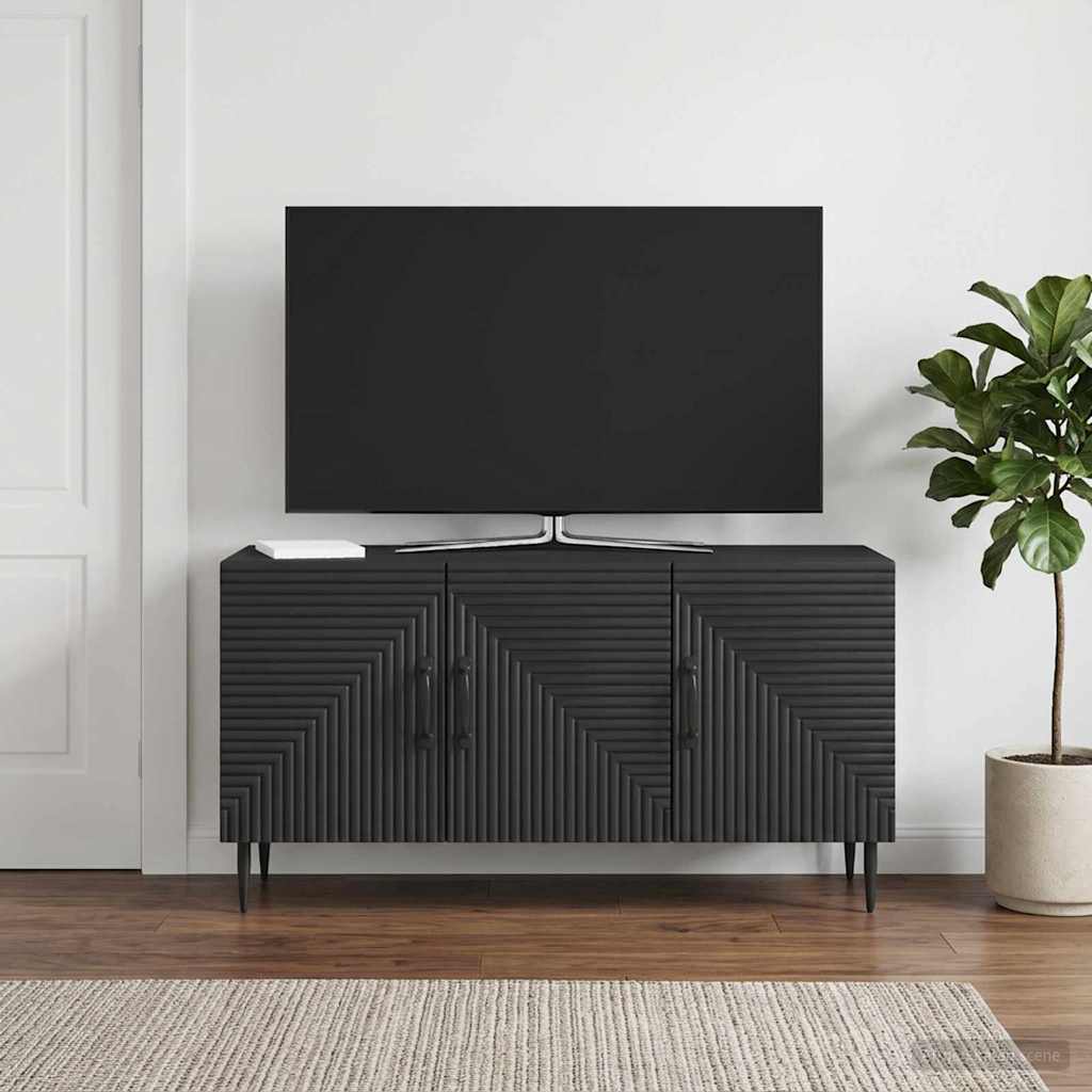 vidaXL Szafka pod telewizor Czarny 99 x 34,5 x 50 cm