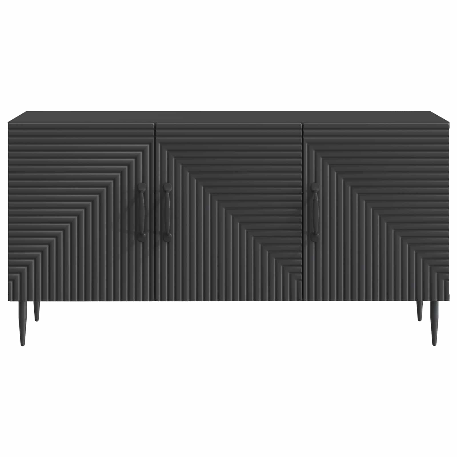vidaXL Szafka pod telewizor Czarny 99 x 34,5 x 50 cm