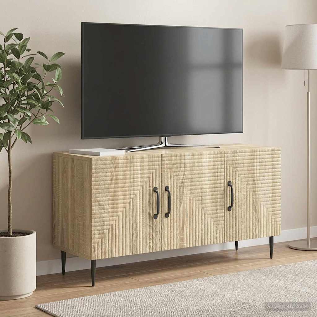 vidaXL Szafka pod telewizor dąb Sonoma 99 x 34,5 x 50 cm