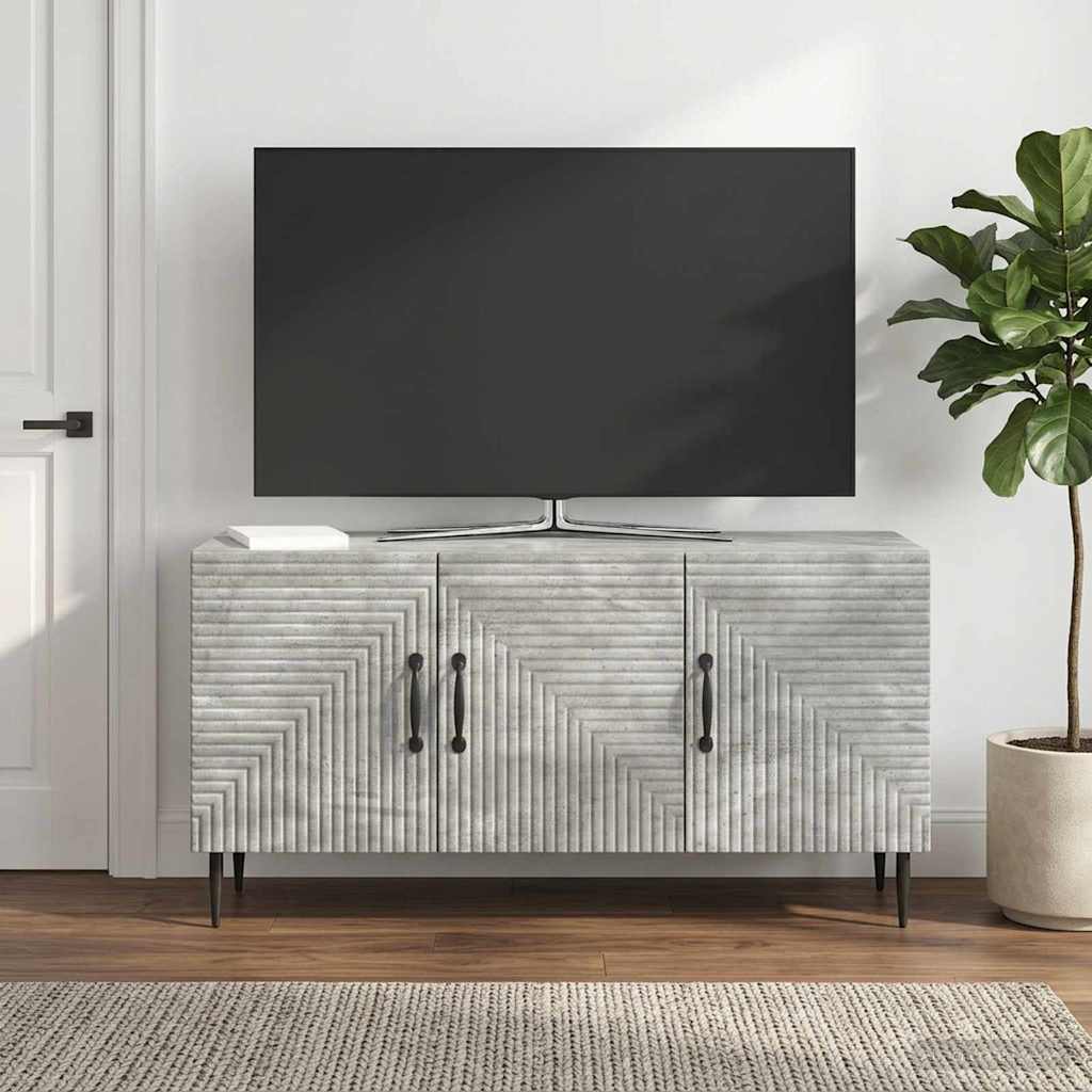 vidaXL Szafka pod telewizor Betonowy szary 99 x 34,5 x 50 cm