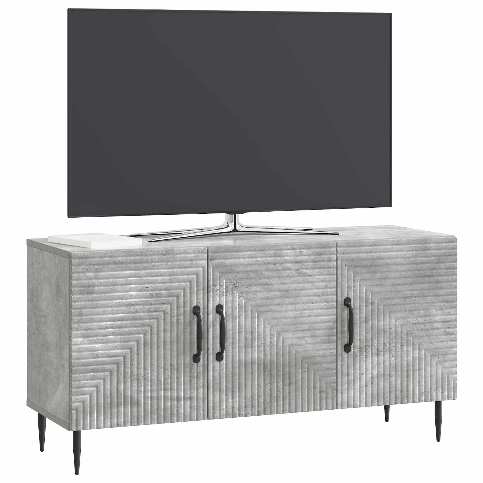 vidaXL Szafka pod telewizor Betonowy szary 99 x 34,5 x 50 cm