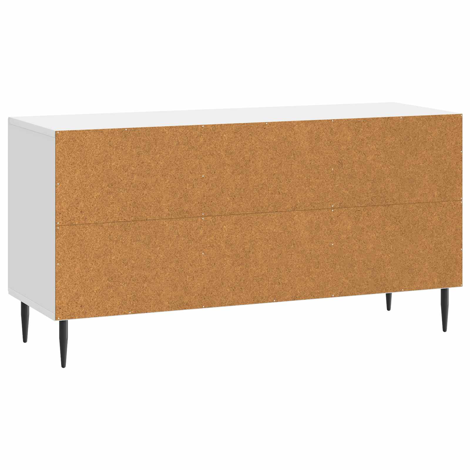 vidaXL Szafka pod telewizor Biały wysoki połysk 99 x 34,5 x 50 cm