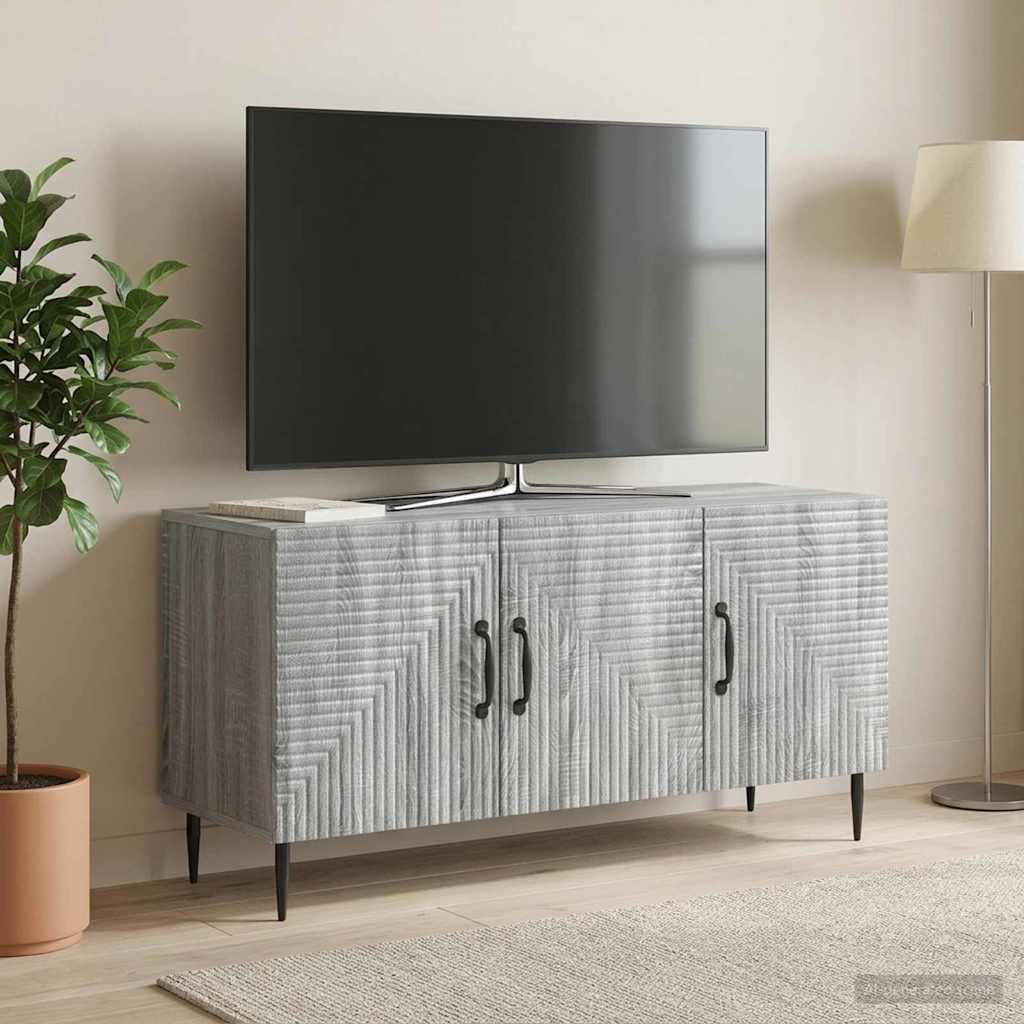 vidaXL Szafka pod telewizor Szary Sonoma 99 x 34,5 x 50 cm