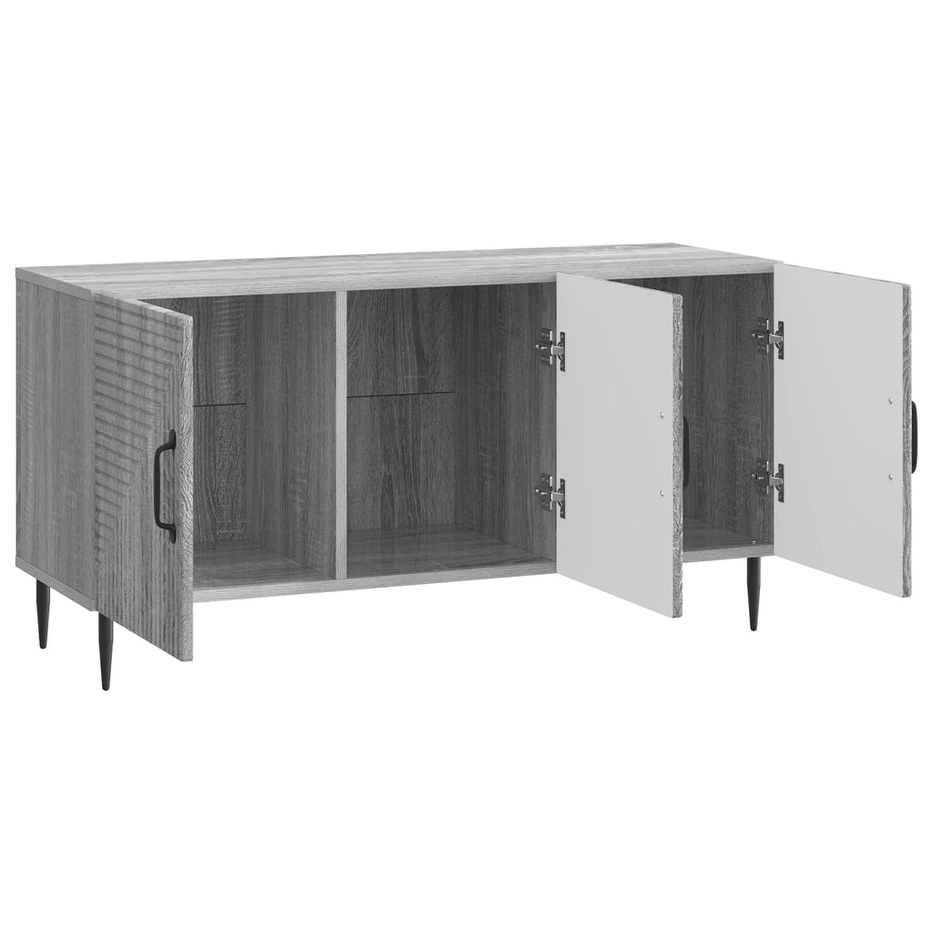 vidaXL Szafka pod telewizor Szary Sonoma 99 x 34,5 x 50 cm