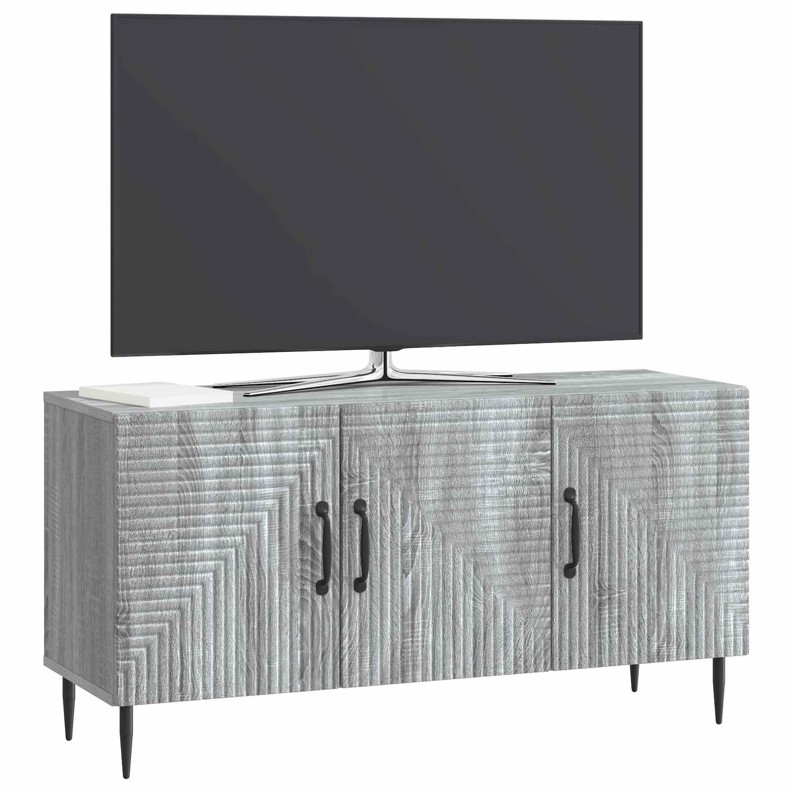 vidaXL Szafka pod telewizor Szary Sonoma 99 x 34,5 x 50 cm