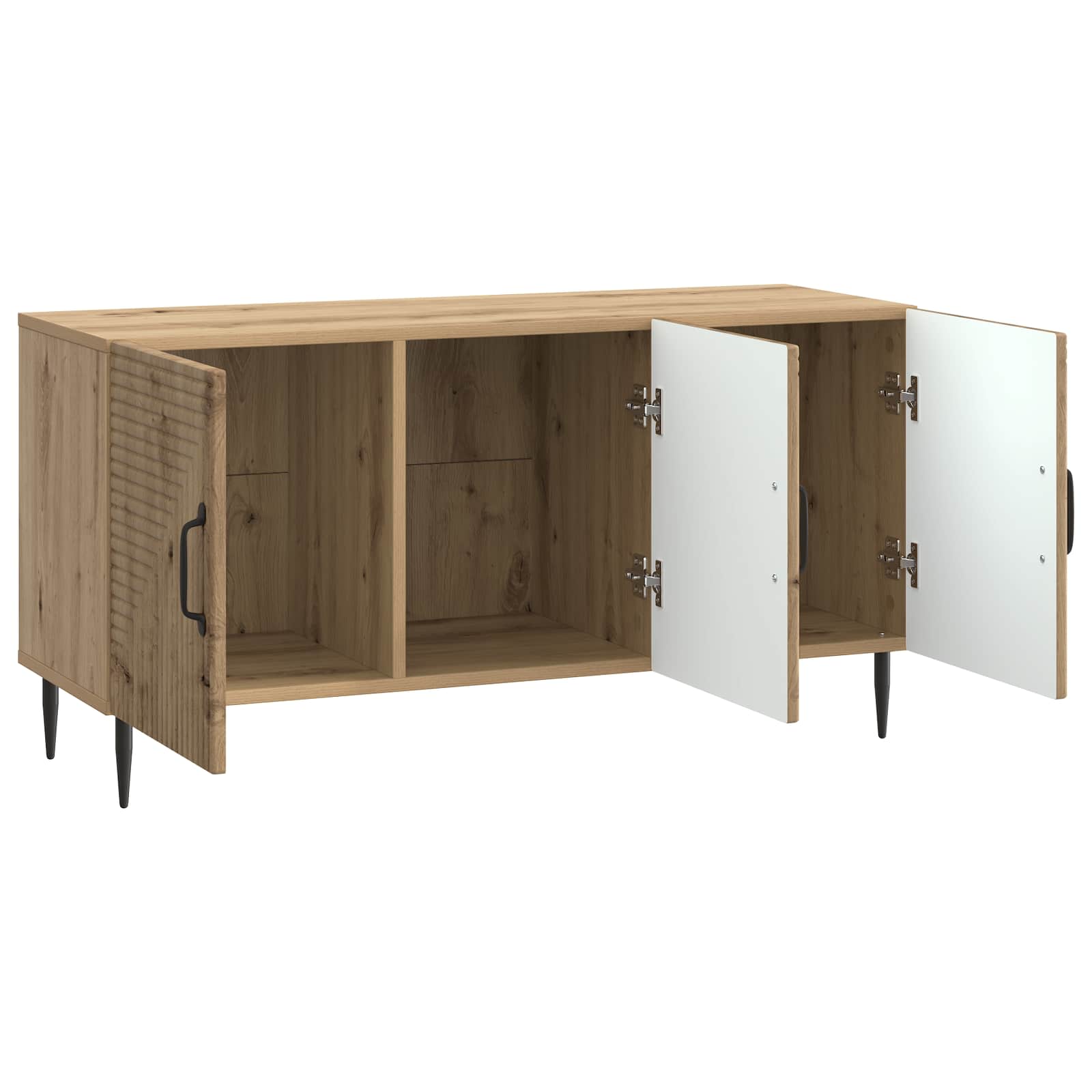 vidaXL Szafka pod telewizor Dąb artisan 99 x 34,5 x 50 cm