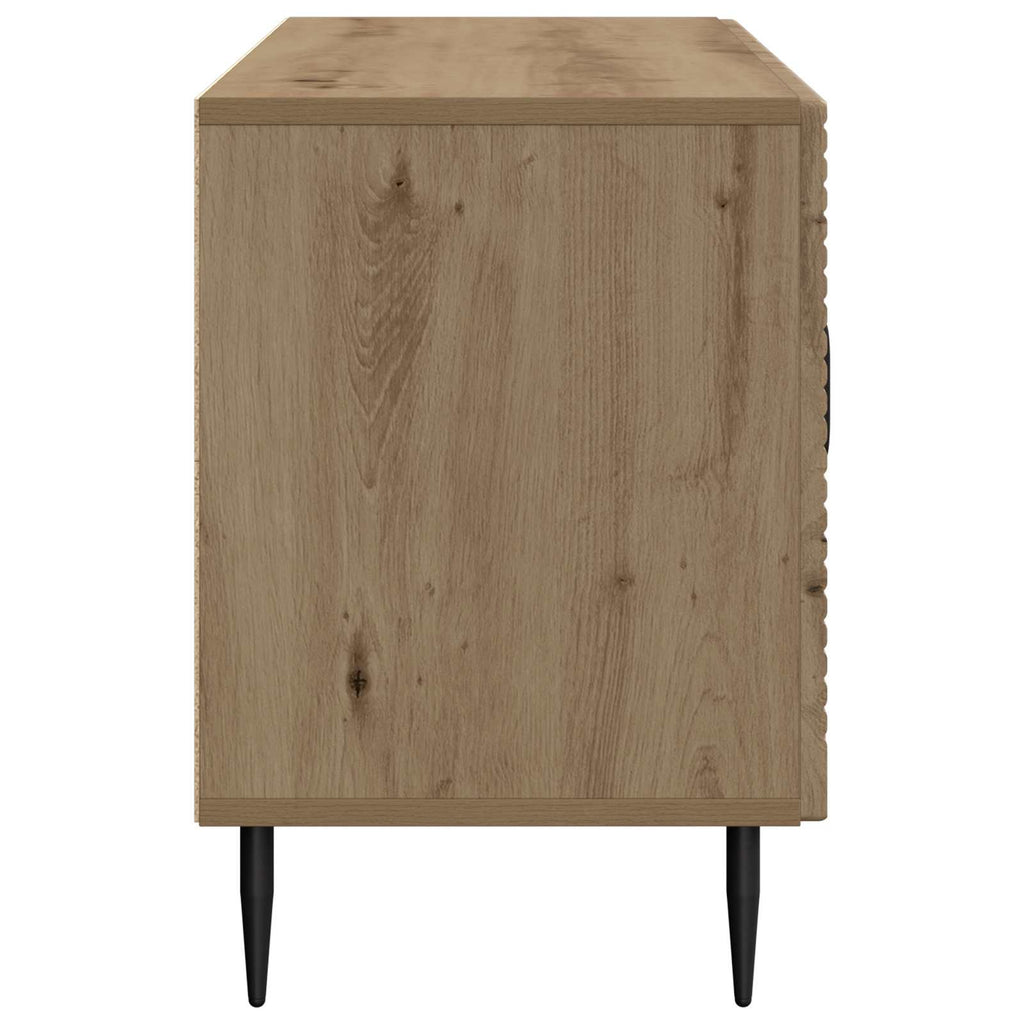 vidaXL Szafka pod telewizor Dąb artisan 99 x 34,5 x 50 cm