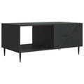 vidaXL Stolik kawowy Czarny 90 x 50 x 40 cm Drewno inżynieryjne