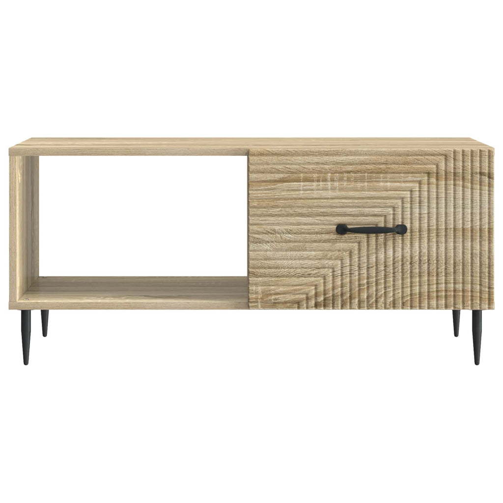 vidaXL Stolik kawowy dąb Sonoma 90 x 50 x 40 cm Drewno inżynieryjne