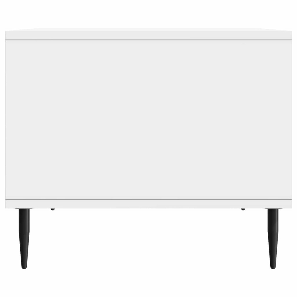 vidaXL Stolik kawowy Biały wysoki połysk 90 x 50 x 40 cm