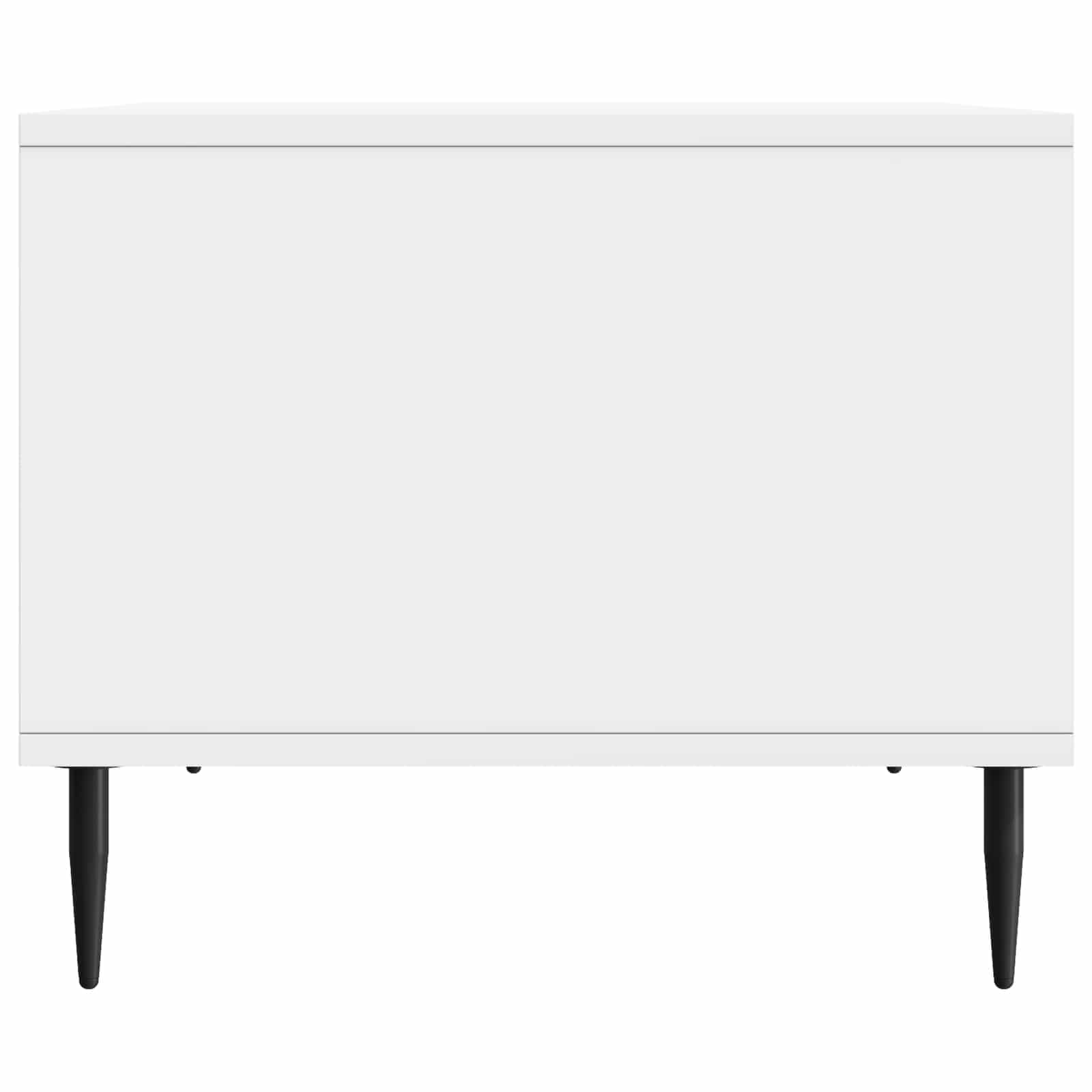vidaXL Stolik kawowy Biały wysoki połysk 90 x 50 x 40 cm