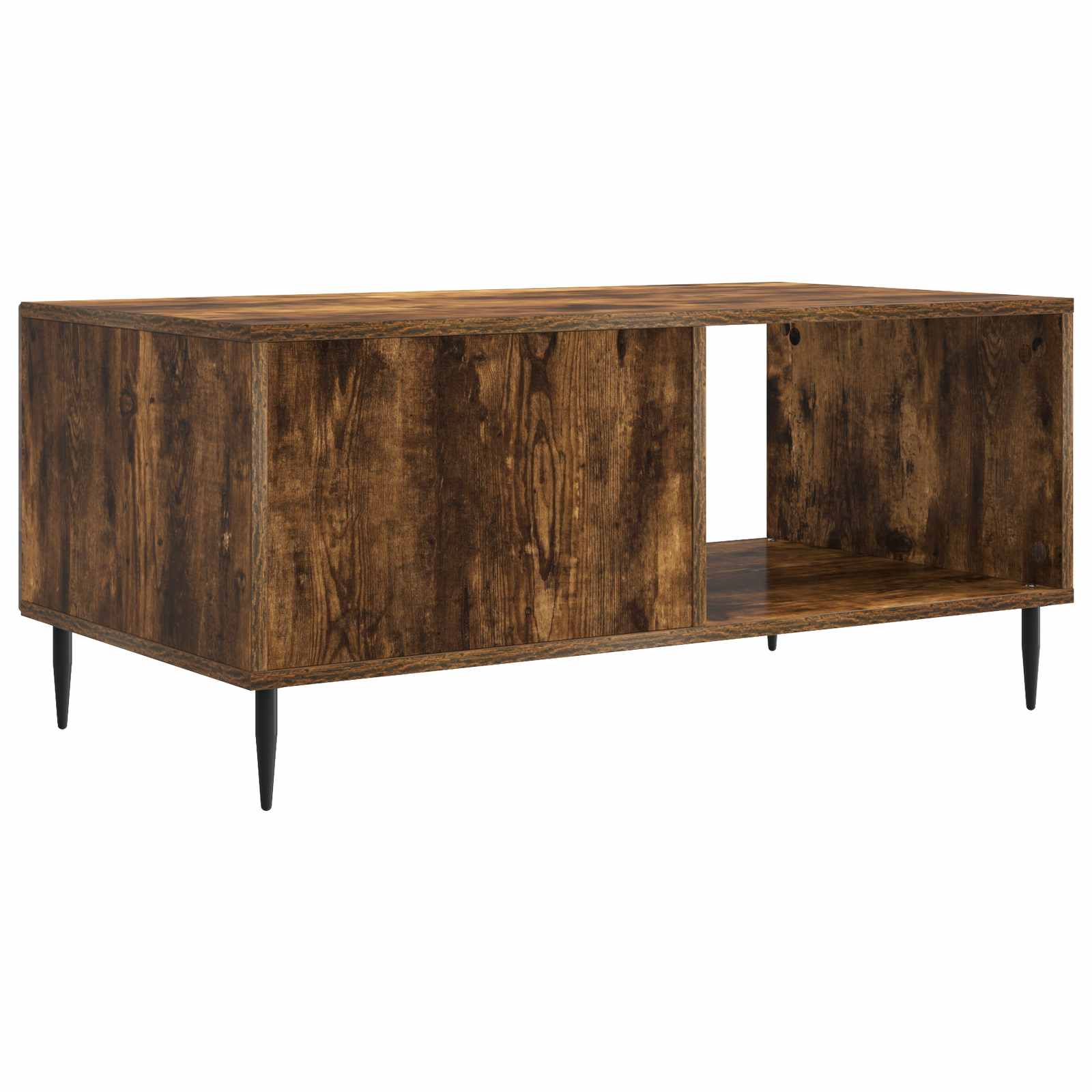 vidaXL Stolik kawowy Dąb wędzony 90 x 50 x 40 cm Drewno inżynieryjne