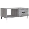 vidaXL Stolik kawowy Szary Sonoma 90 x 50 x 40 cm Drewno inżynieryjne