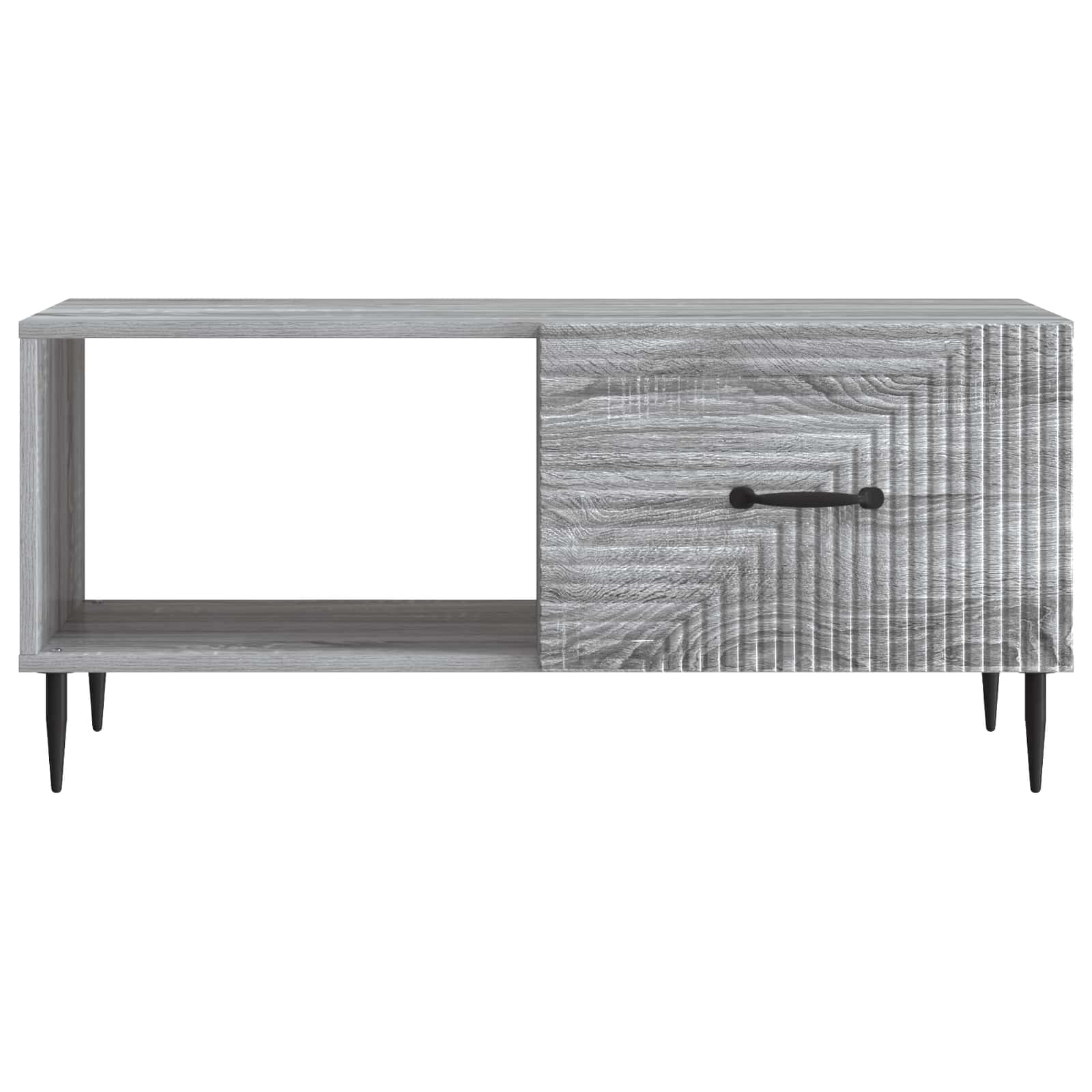 vidaXL Stolik kawowy Szary Sonoma 90 x 50 x 40 cm Drewno inżynieryjne
