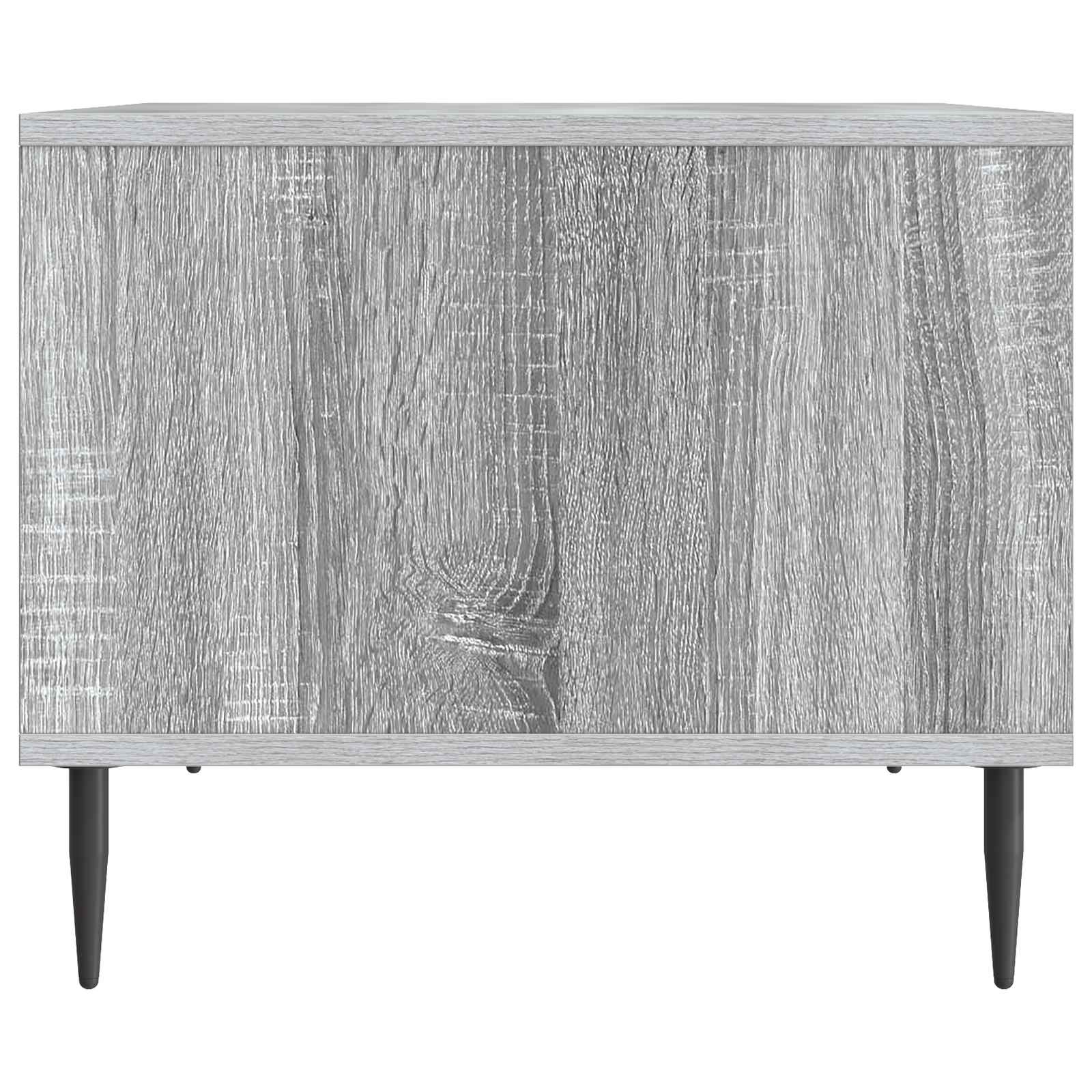 vidaXL Stolik kawowy Szary Sonoma 90 x 50 x 40 cm Drewno inżynieryjne