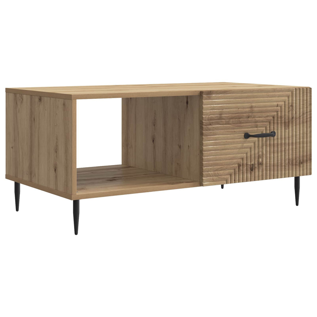 vidaXL Stolik kawowy Dąb artisan 90 x 50 x 40 cm Drewno inżynieryjne