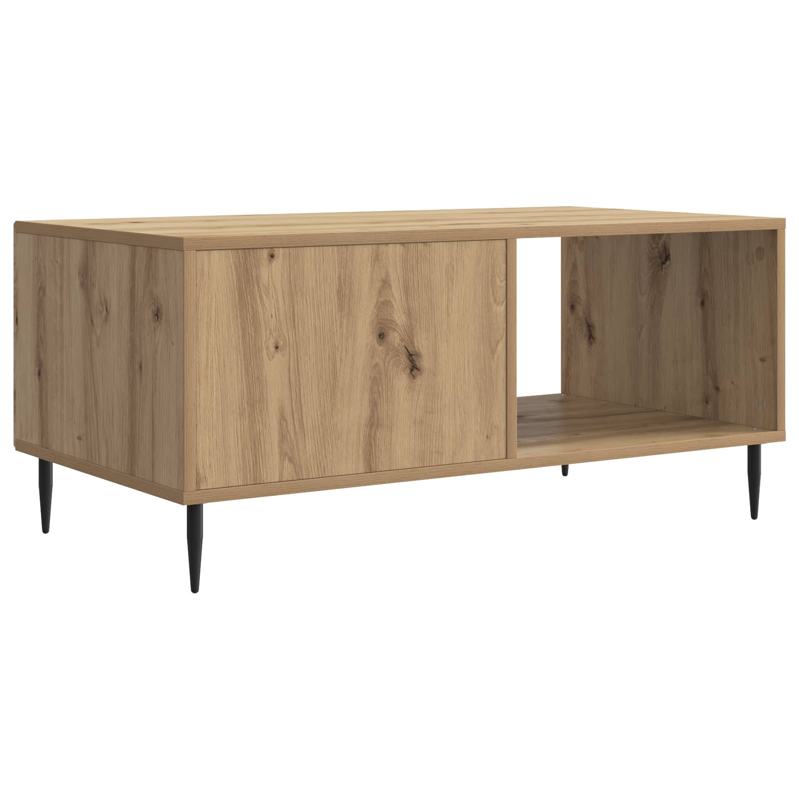 vidaXL Stolik kawowy Dąb artisan 90 x 50 x 40 cm Drewno inżynieryjne