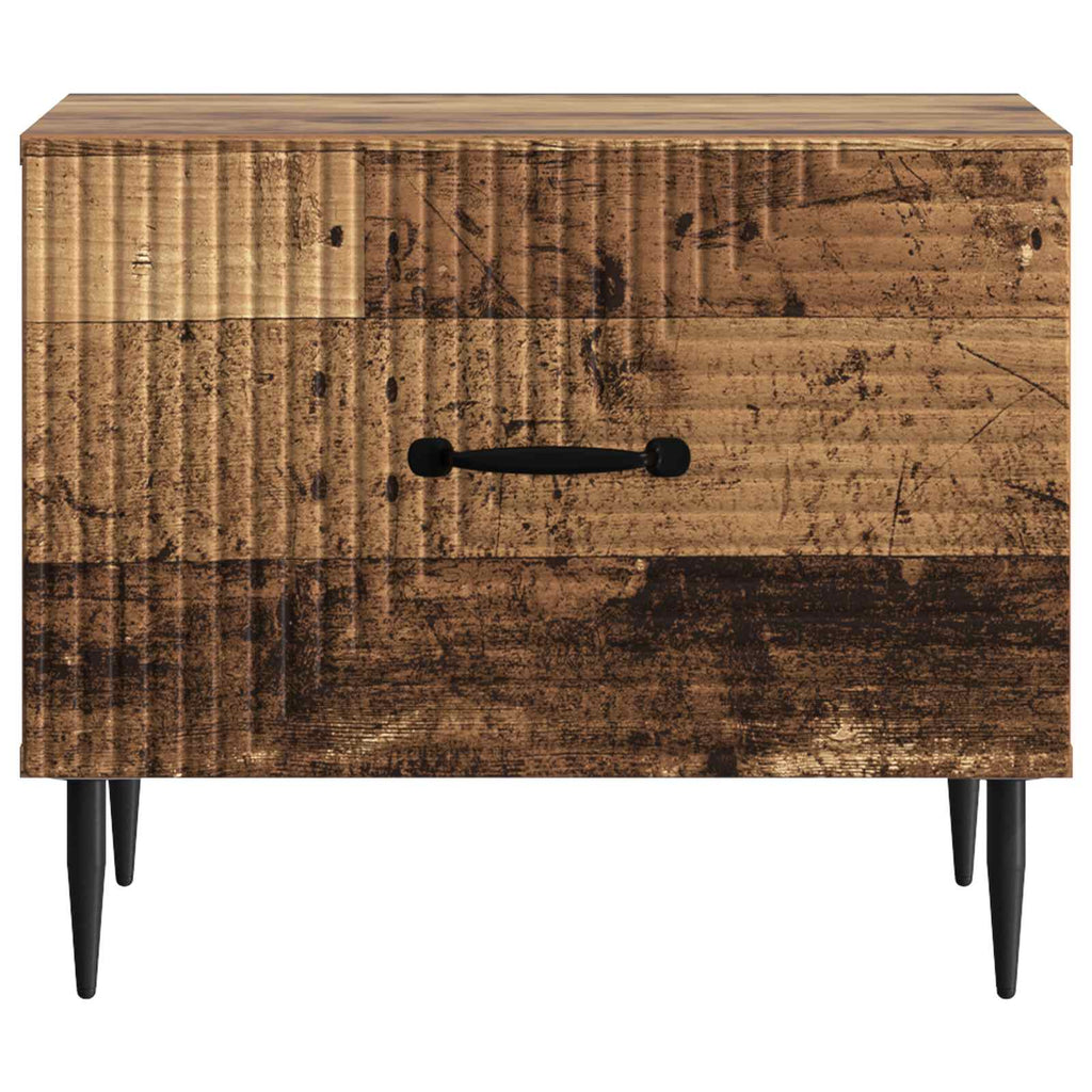 vidaXL Stolik kawowy Stare drewno 49 x 50 x 40 cm Drewno inżynieryjne