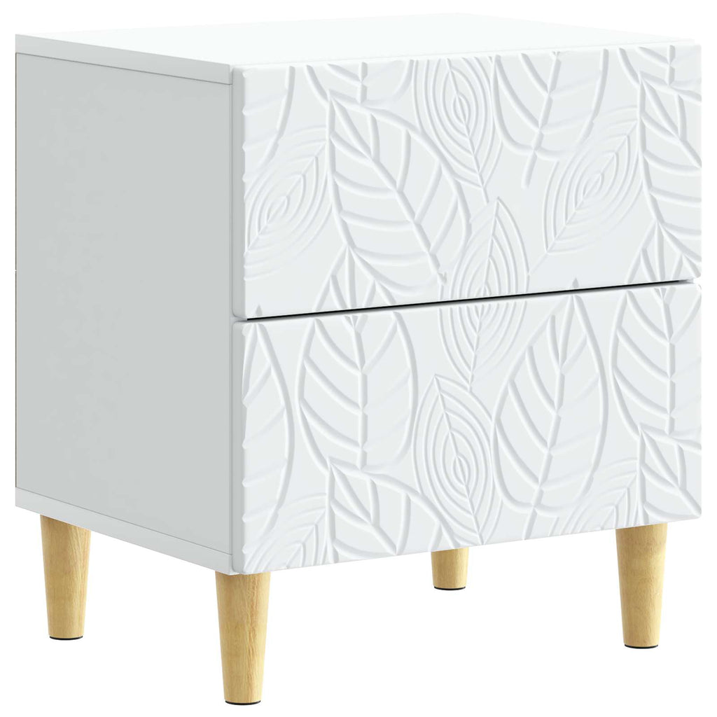 vidaXL Stolik nocny Biały 43 x 34,5 x 48 cm Drewno inżynieryjne