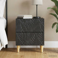 vidaXL Stolik nocny Czarny 43 x 34,5 x 48 cm Drewno inżynieryjne