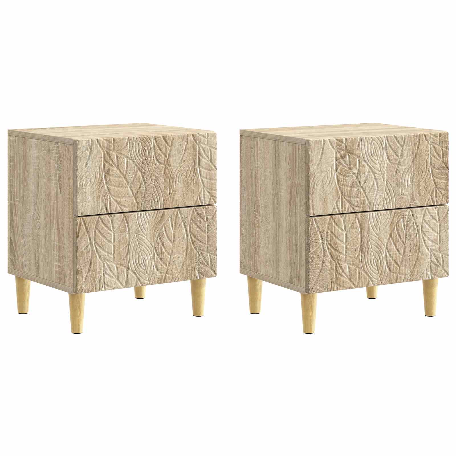 vidaXL Stolik nocny 2 szt. dąb Sonoma 43 x 34,5 x 48 cm