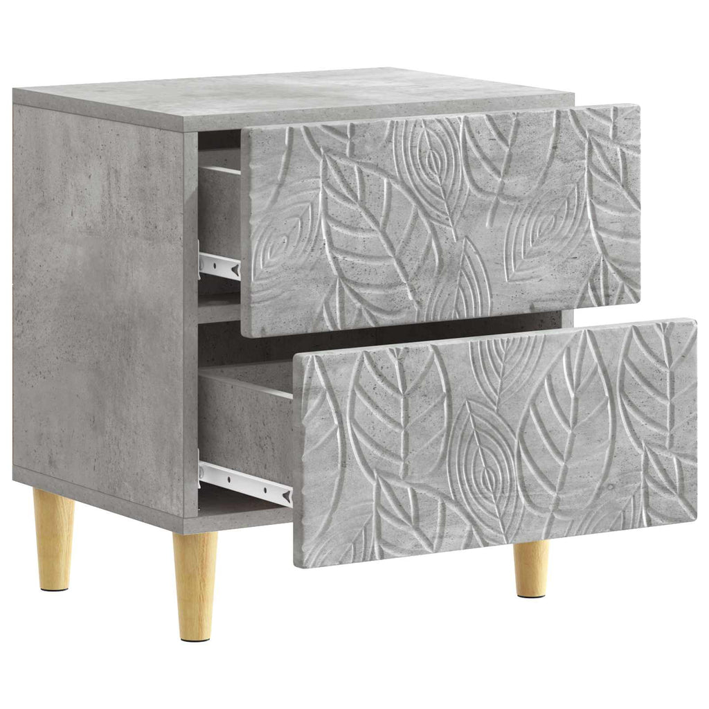 vidaXL Stolik nocny Betonowy szary 43 x 34,5 x 48 cm