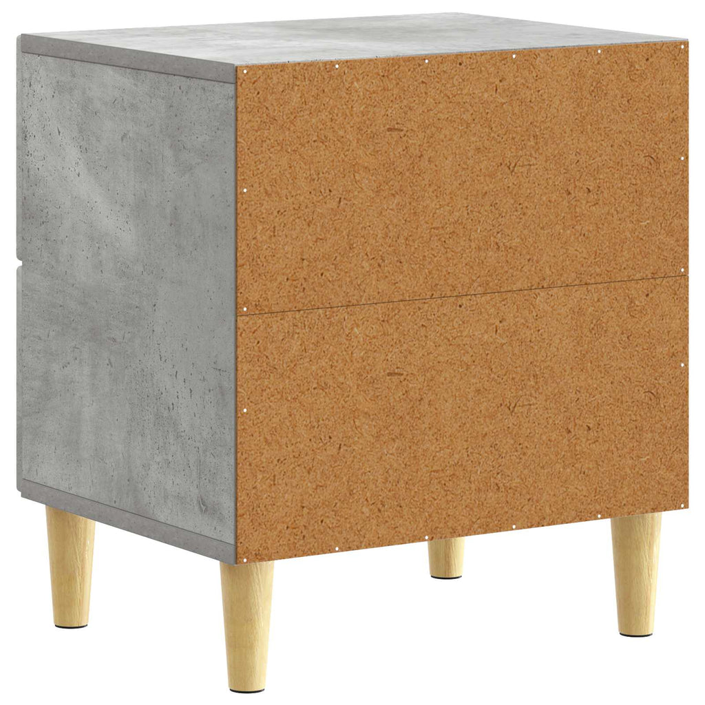 vidaXL Stolik nocny Betonowy szary 43 x 34,5 x 48 cm
