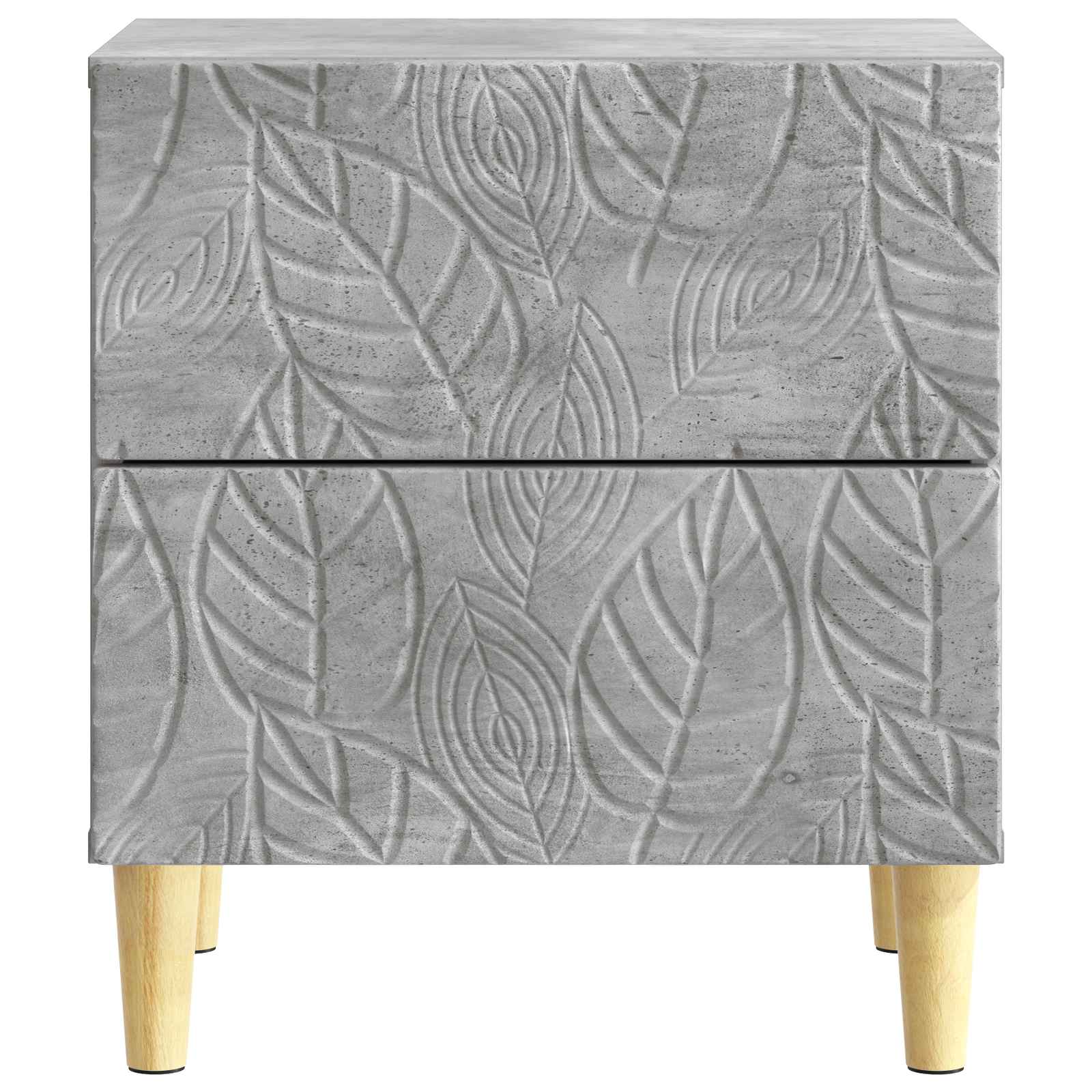 vidaXL Stolik nocny Betonowy szary 43 x 34,5 x 48 cm