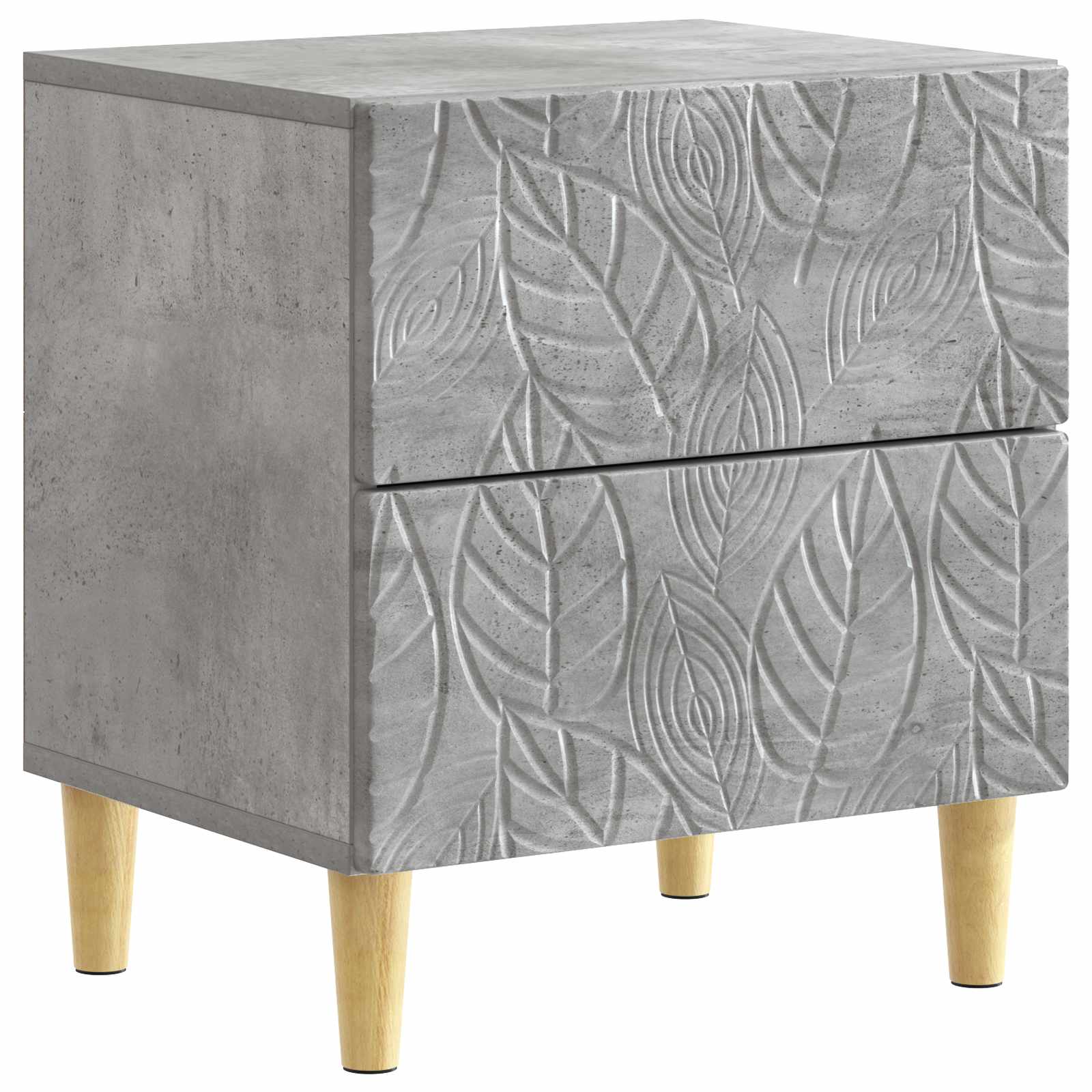 vidaXL Stolik nocny 2 szt. Betonowy szary 43 x 34,5 x 48 cm