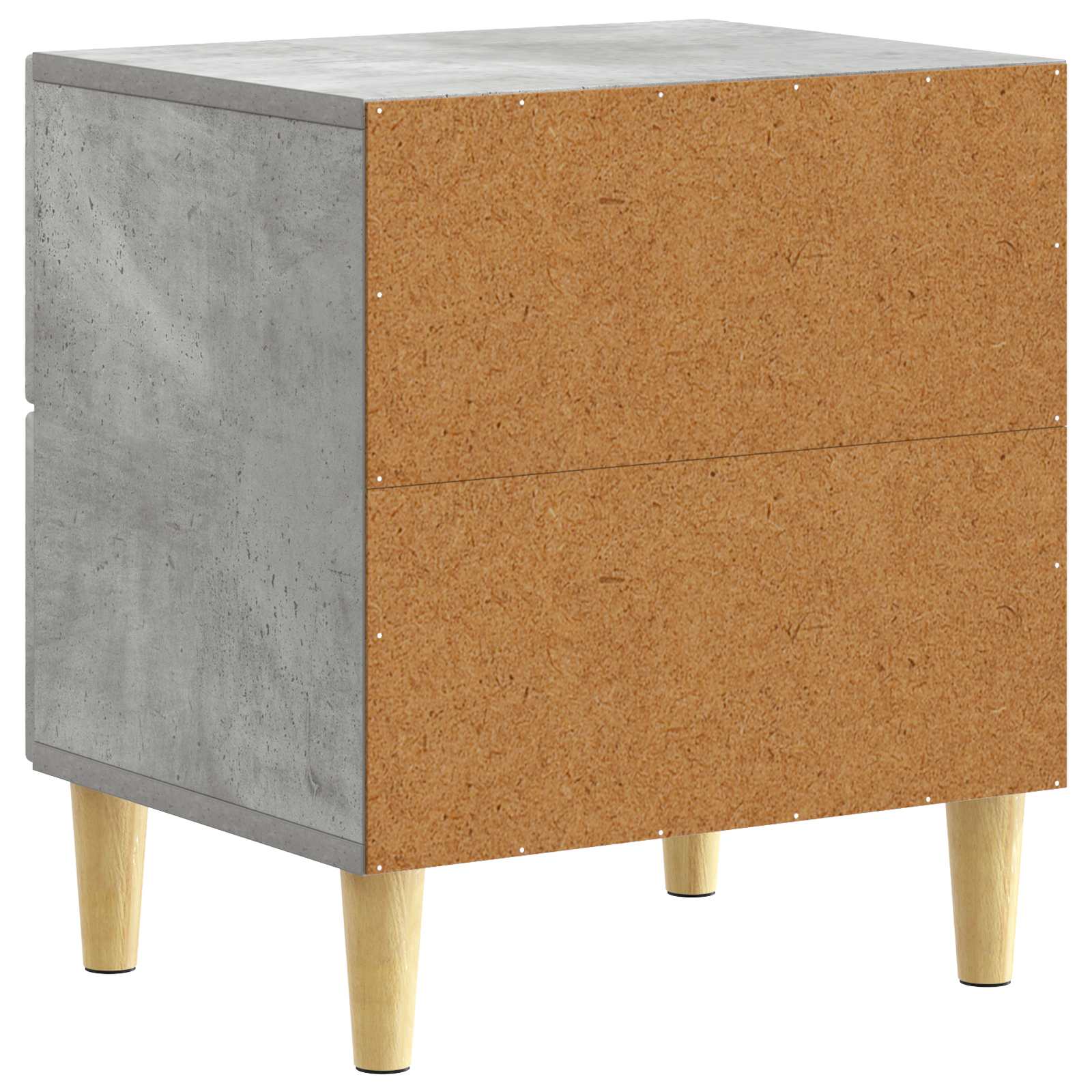 vidaXL Stolik nocny 2 szt. Betonowy szary 43 x 34,5 x 48 cm
