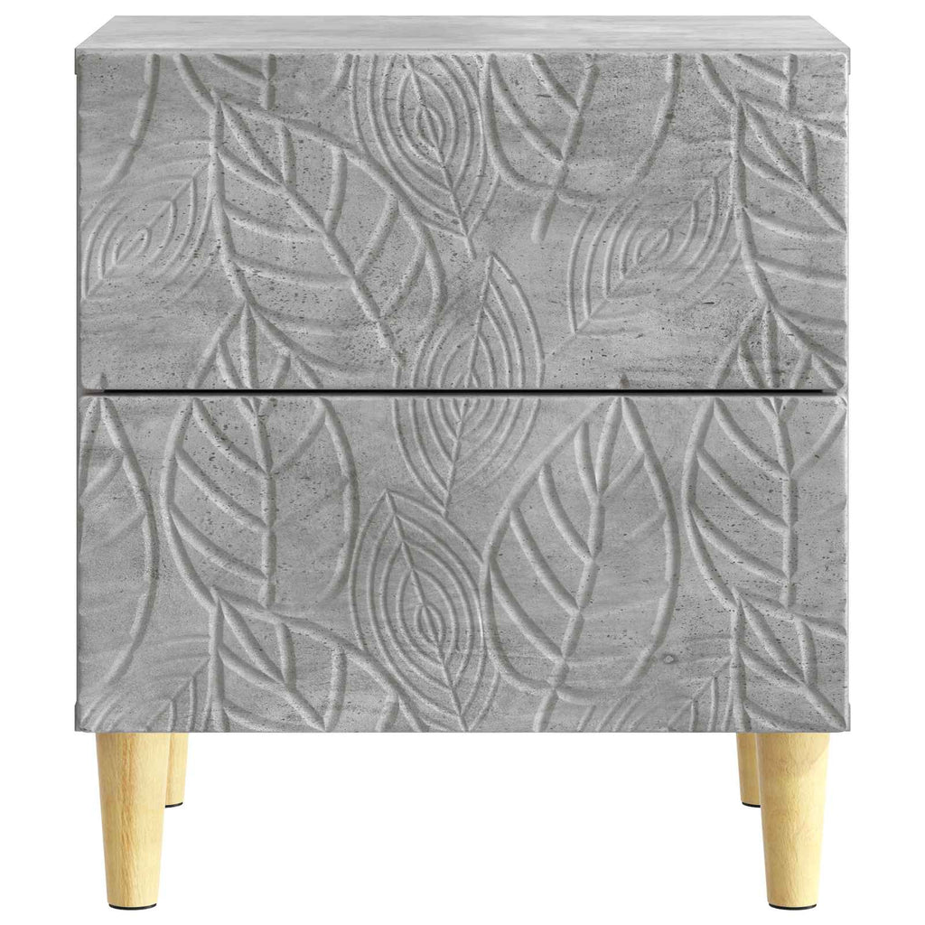 vidaXL Stolik nocny 2 szt. Betonowy szary 43 x 34,5 x 48 cm