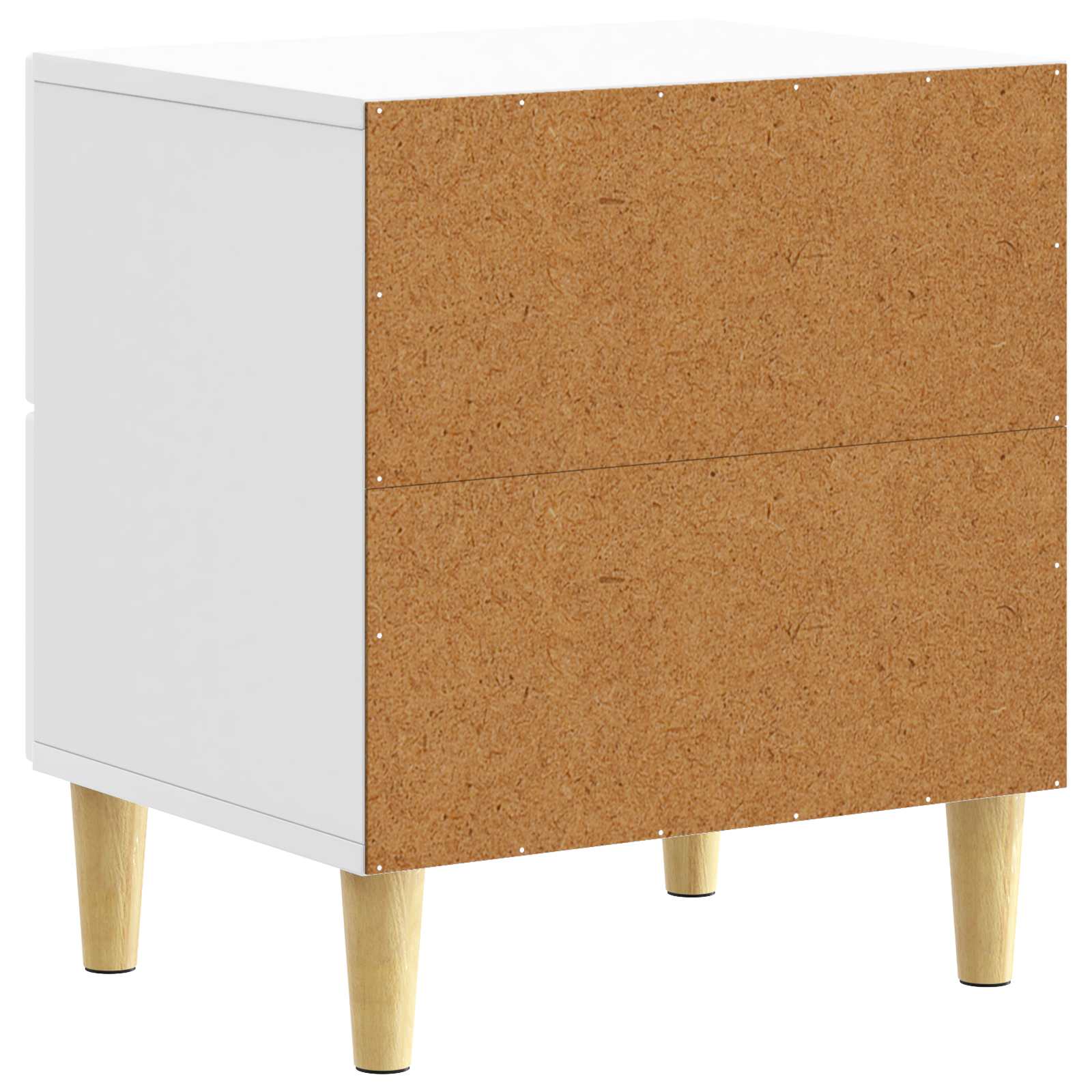 vidaXL Stolik nocny Biały wysoki połysk 43 x 34,5 x 48 cm
