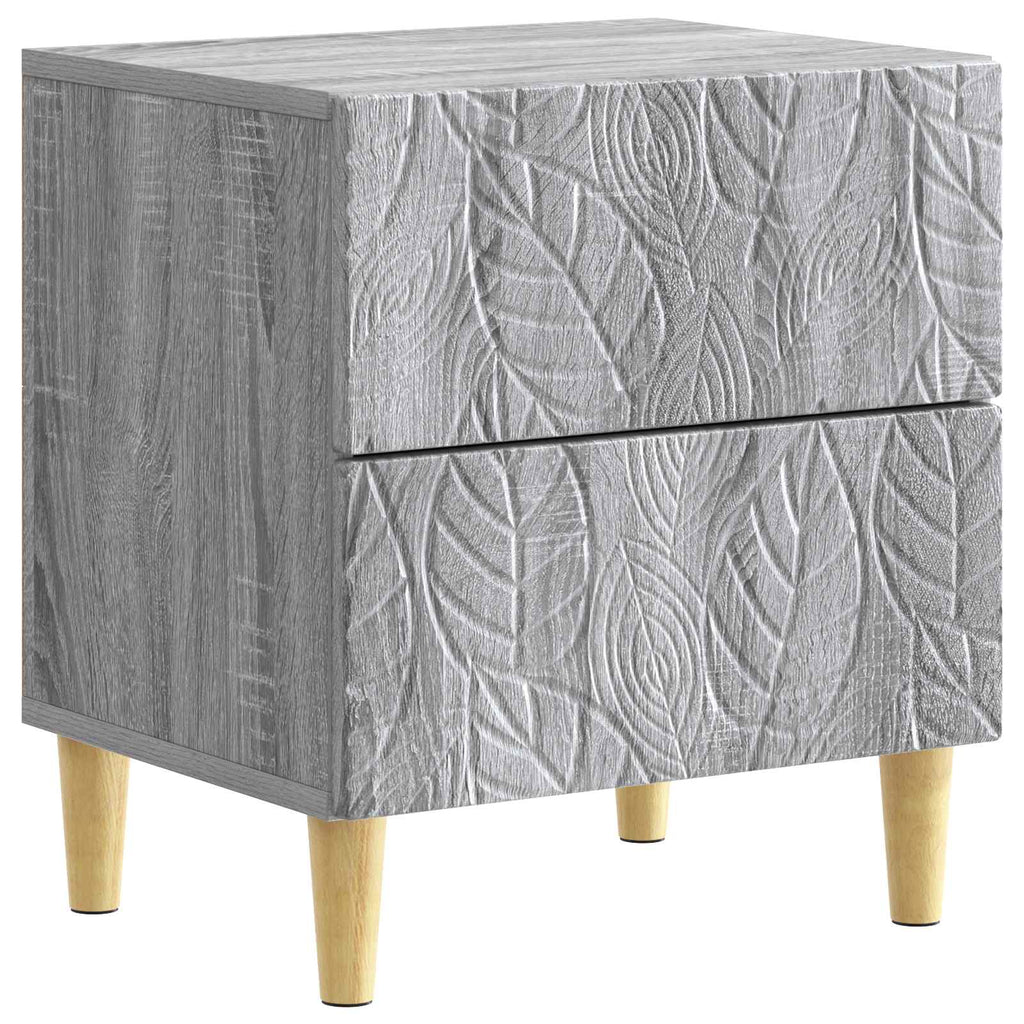 vidaXL Stolik nocny Szary Sonoma 43 x 34,5 x 48 cm Drewno inżynieryjne