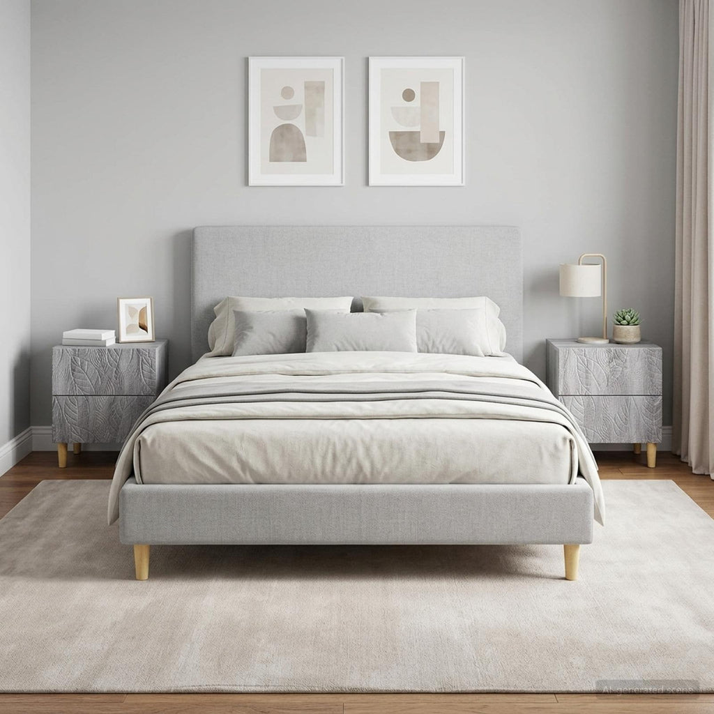 vidaXL Stolik nocny 2 szt. Szary Sonoma 43 x 34,5 x 48 cm