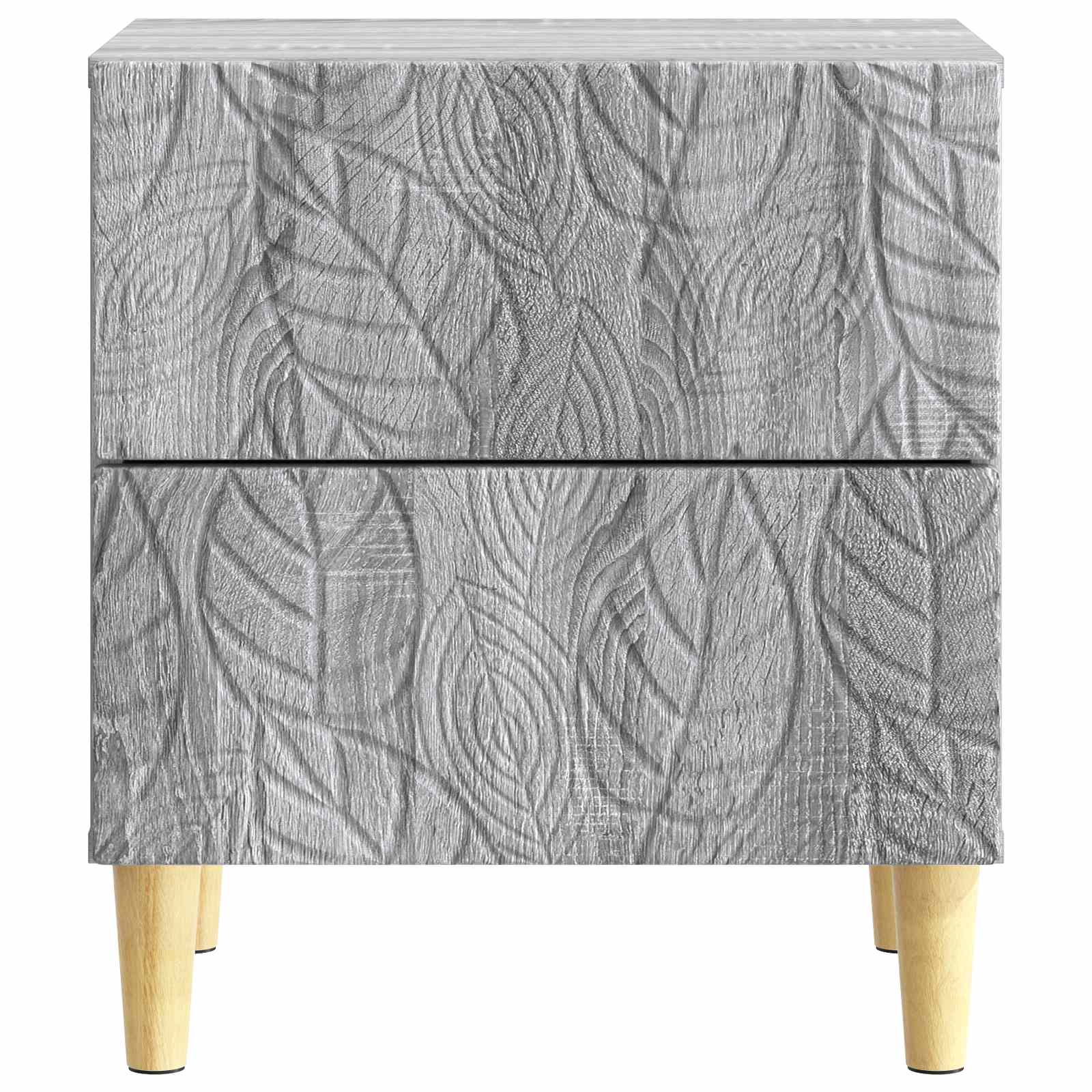 vidaXL Stolik nocny 2 szt. Szary Sonoma 43 x 34,5 x 48 cm
