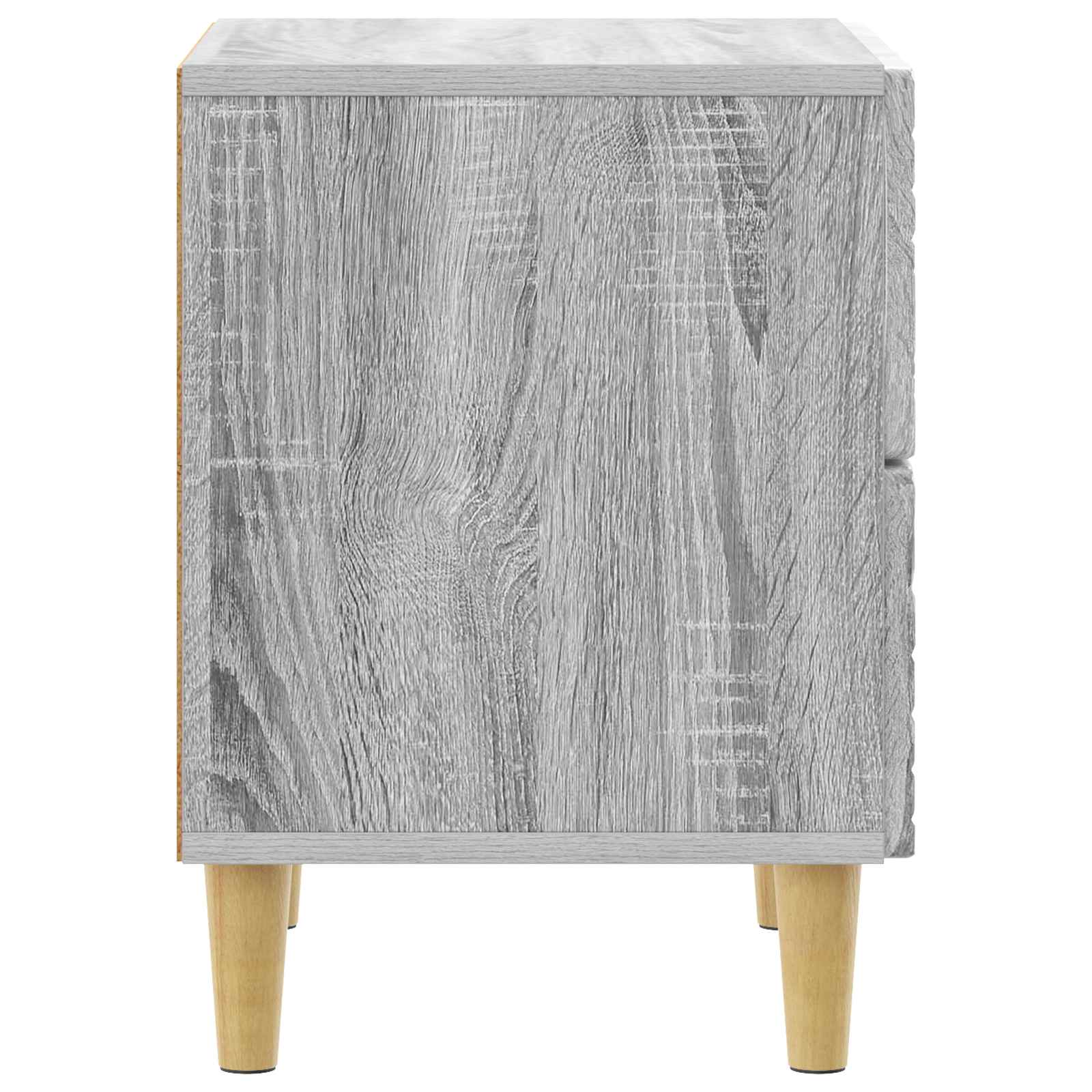 vidaXL Stolik nocny 2 szt. Szary Sonoma 43 x 34,5 x 48 cm
