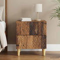 vidaXL Stolik nocny Stare drewno 43 x 34,5 x 48 cm Drewno inżynieryjne
