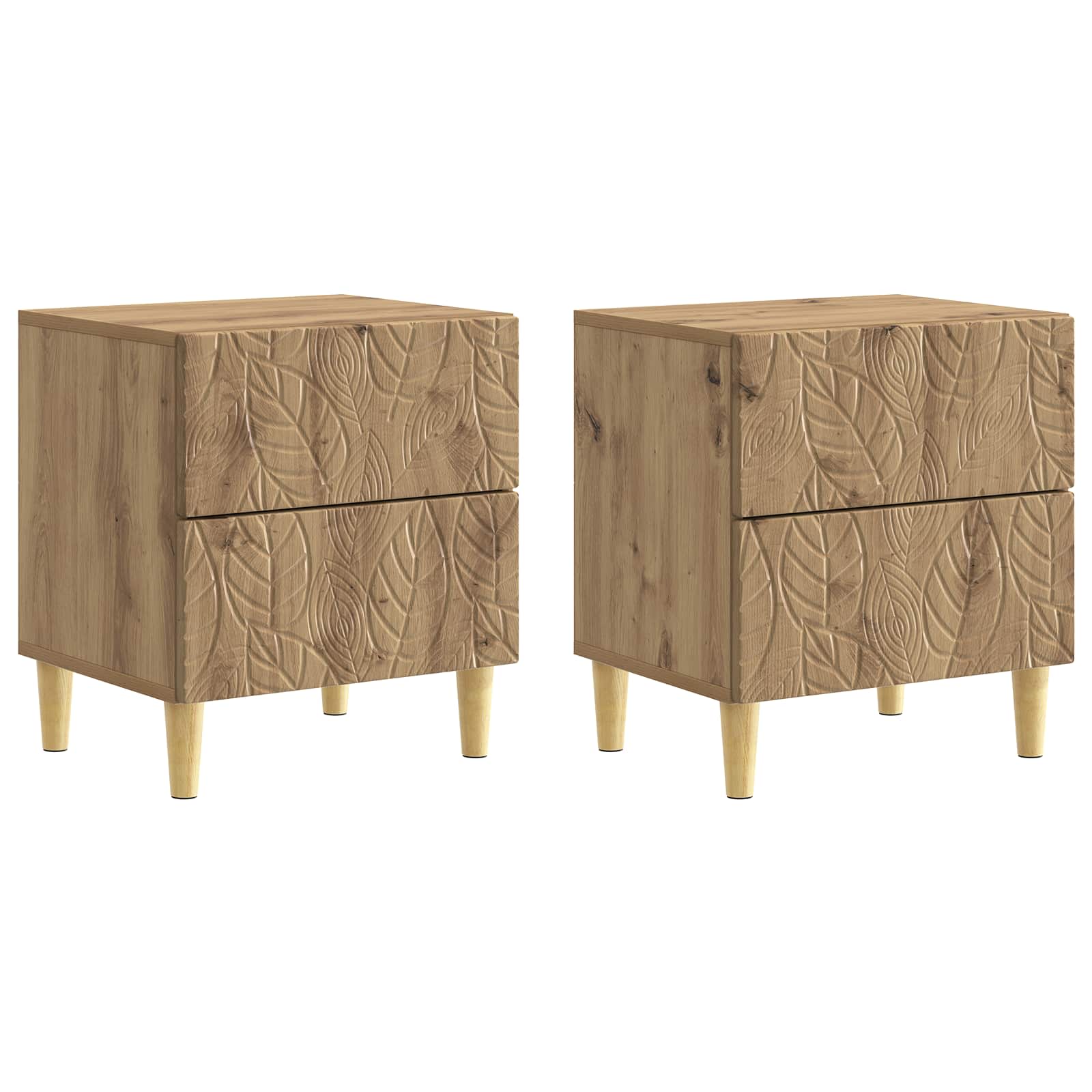 vidaXL Stolik nocny 2 szt. Dąb artisan 43 x 34,5 x 48 cm