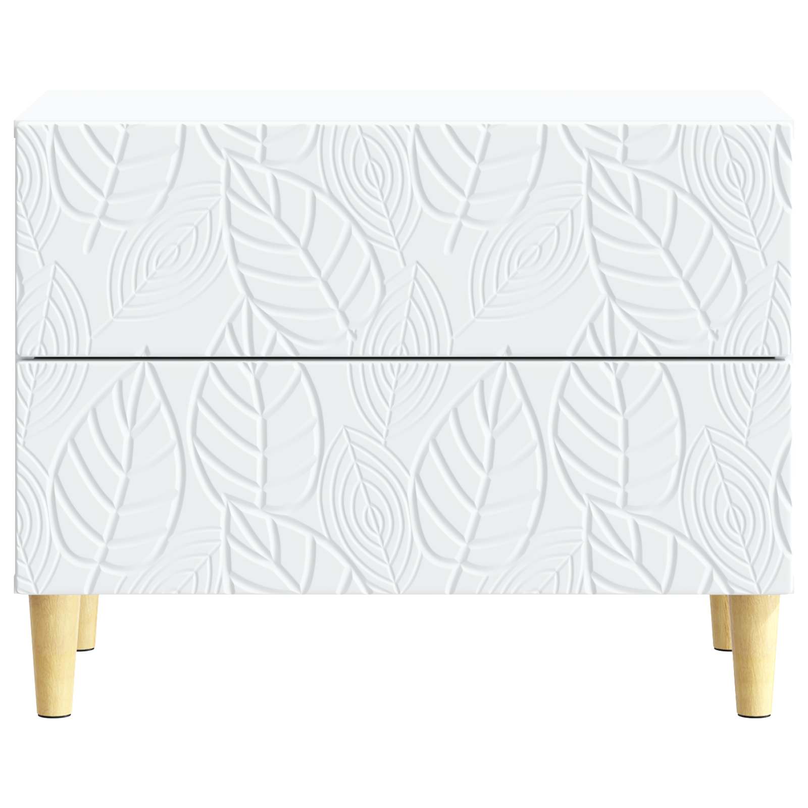 vidaXL Stolik nocny Biały 62 x 34,5 x 48 cm Drewno inżynieryjne