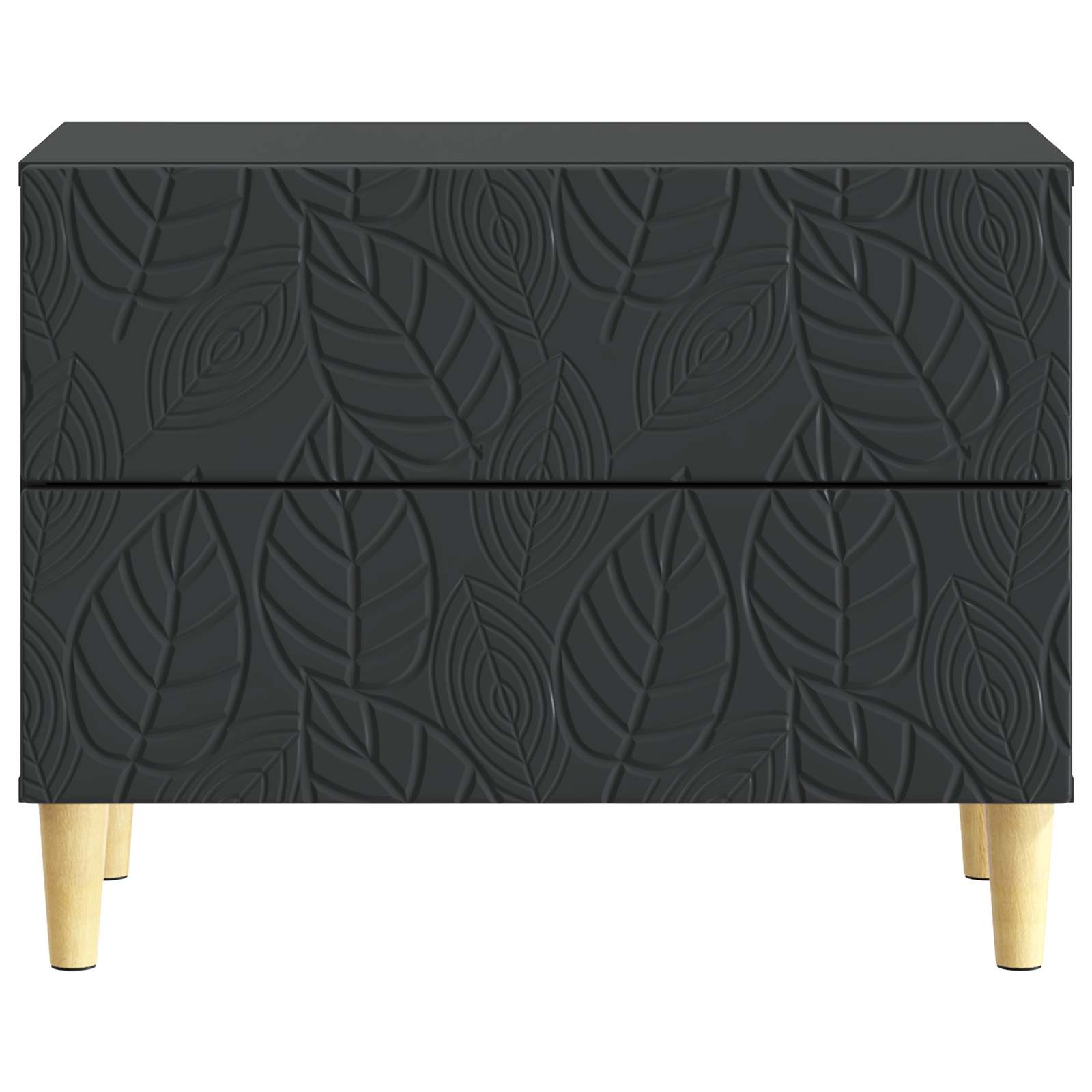 vidaXL Stolik nocny Czarny 62 x 34,5 x 48 cm Drewno inżynieryjne