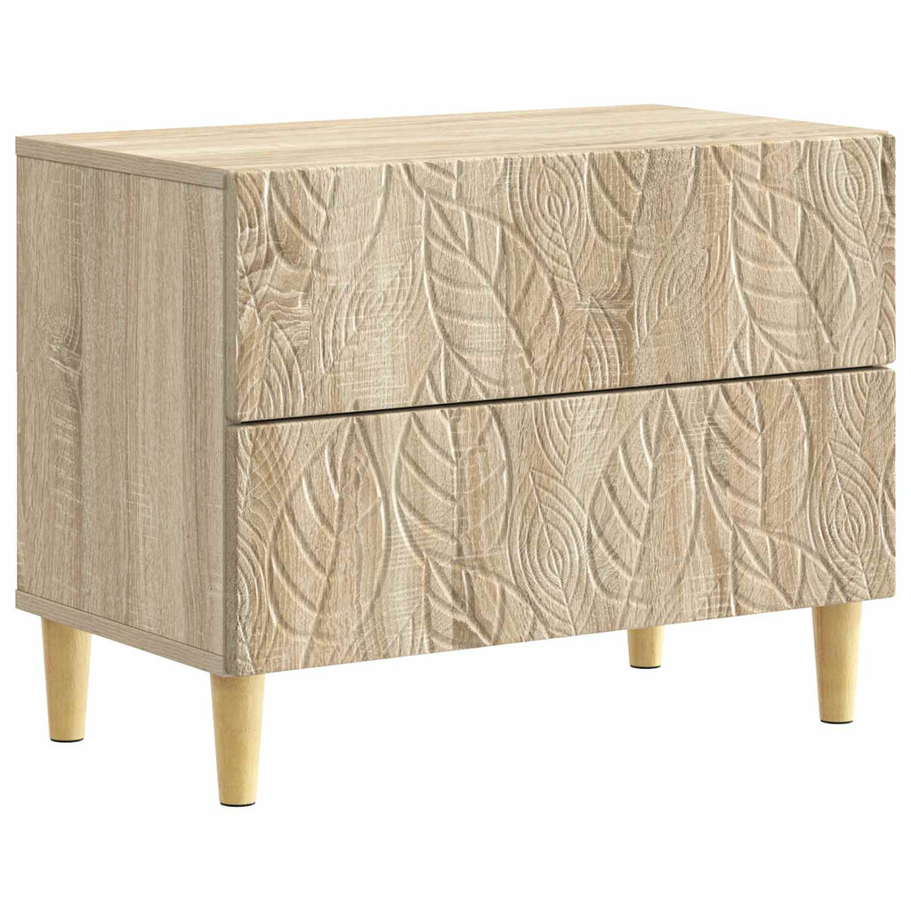 vidaXL Stolik nocny dąb Sonoma 62 x 34,5 x 48 cm Drewno inżynieryjne