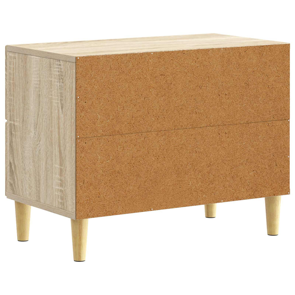 vidaXL Stolik nocny dąb Sonoma 62 x 34,5 x 48 cm Drewno inżynieryjne