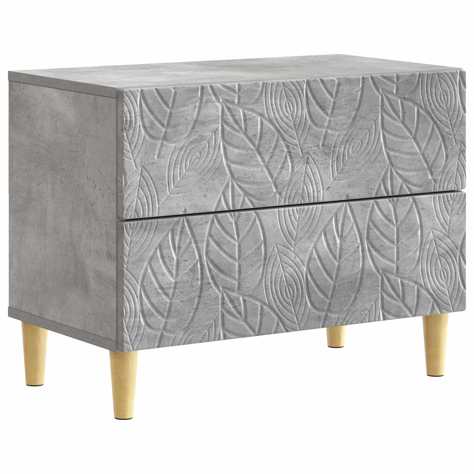vidaXL Stolik nocny Betonowy szary 62 x 34,5 x 48 cm