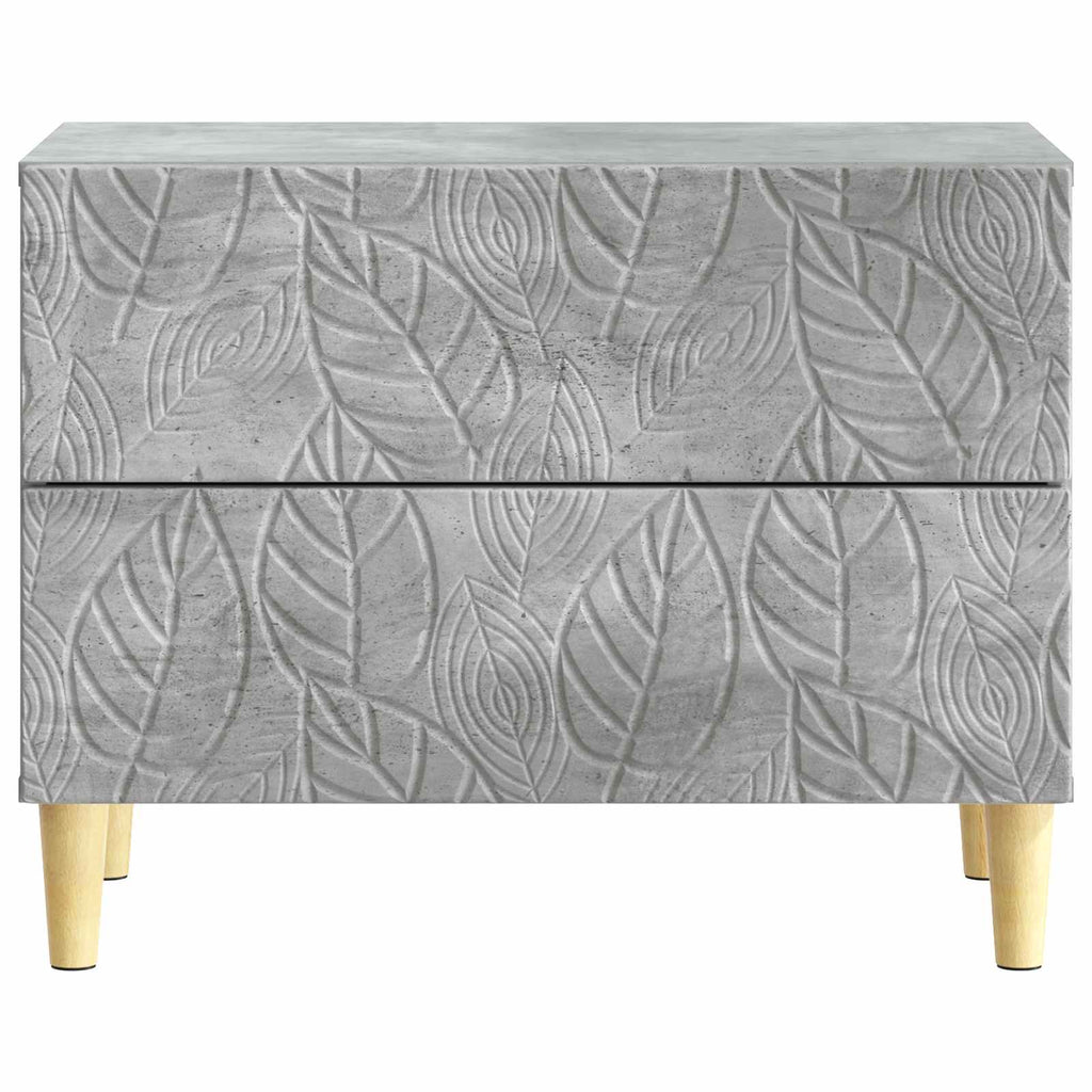 vidaXL Stolik nocny Betonowy szary 62 x 34,5 x 48 cm