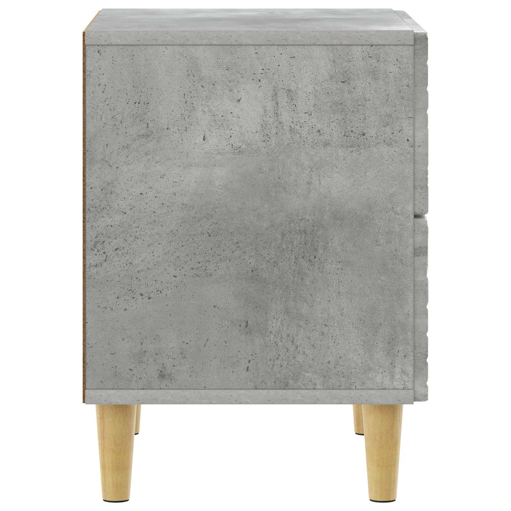 vidaXL Stolik nocny Betonowy szary 62 x 34,5 x 48 cm