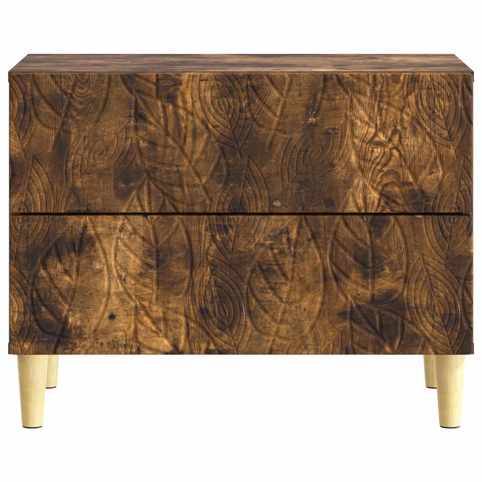 vidaXL Stolik nocny Dąb wędzony 62 x 34,5 x 48 cm Drewno inżynieryjne