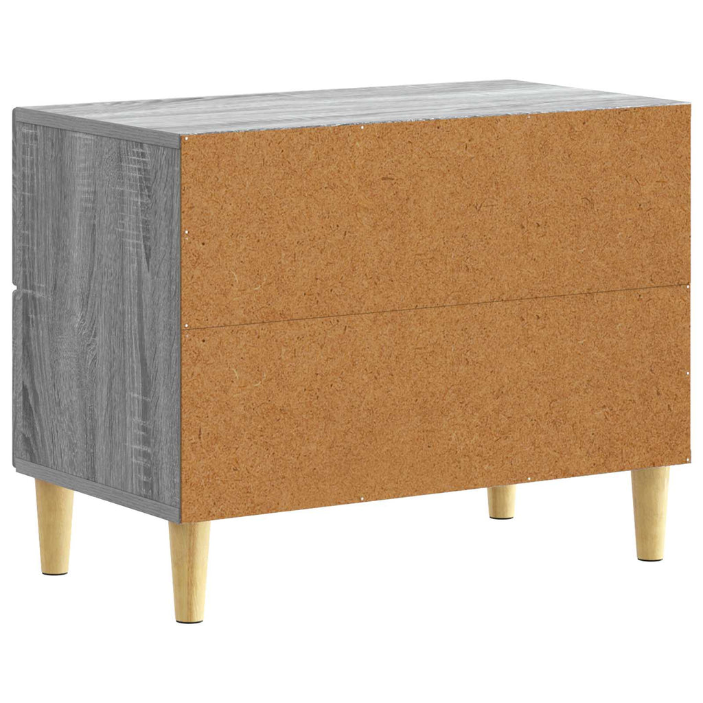 vidaXL Stolik nocny Szary Sonoma 62 x 34,5 x 48 cm Drewno inżynieryjne